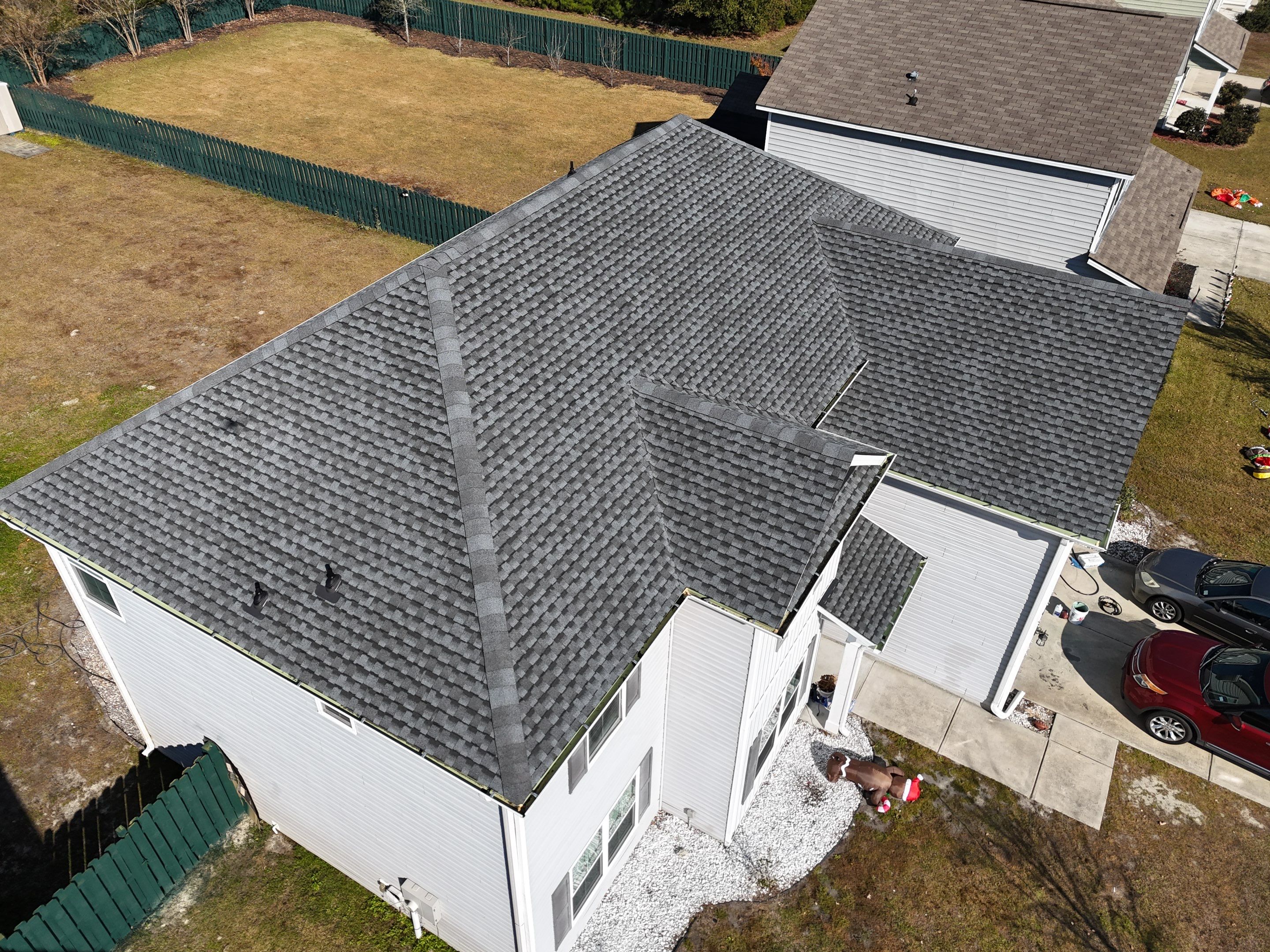Storm Damage Full Roof Replacment using GAF Shingles by A Good Roofer Near Me