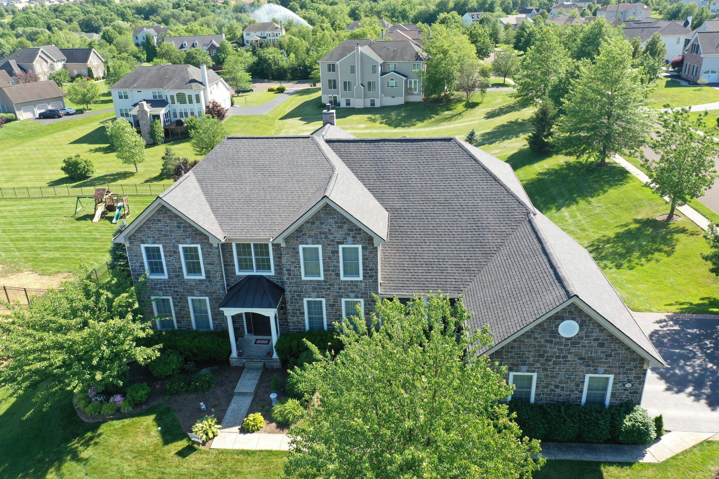 Roofing Installation using CertainTeed Landmark - Pewterwood by Storm Guard of Ches-Mont PA