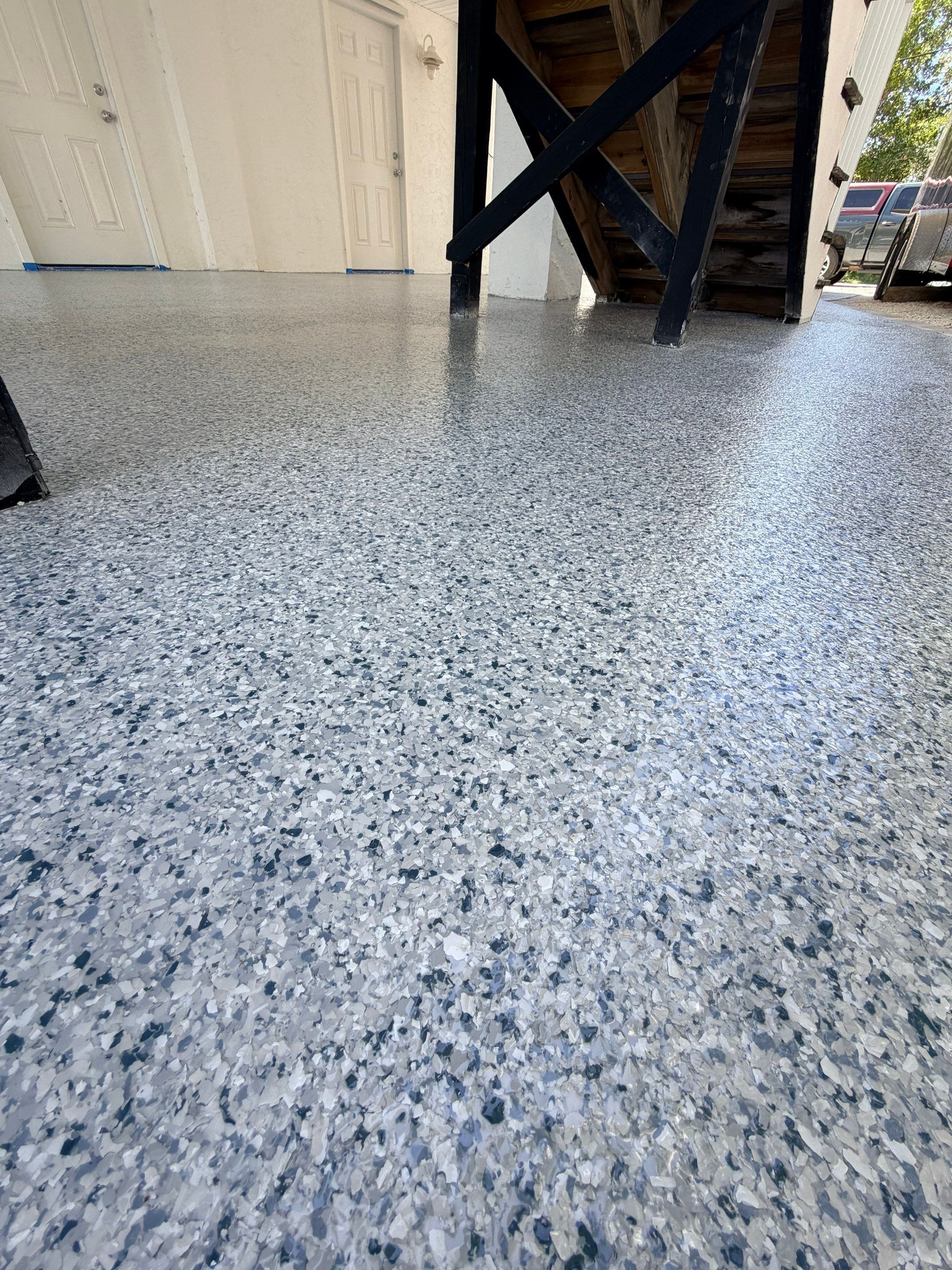 “Tidal Wave” Carport in Big Pine Key, FL by Tropical Epoxy Coatings & Creations LLC