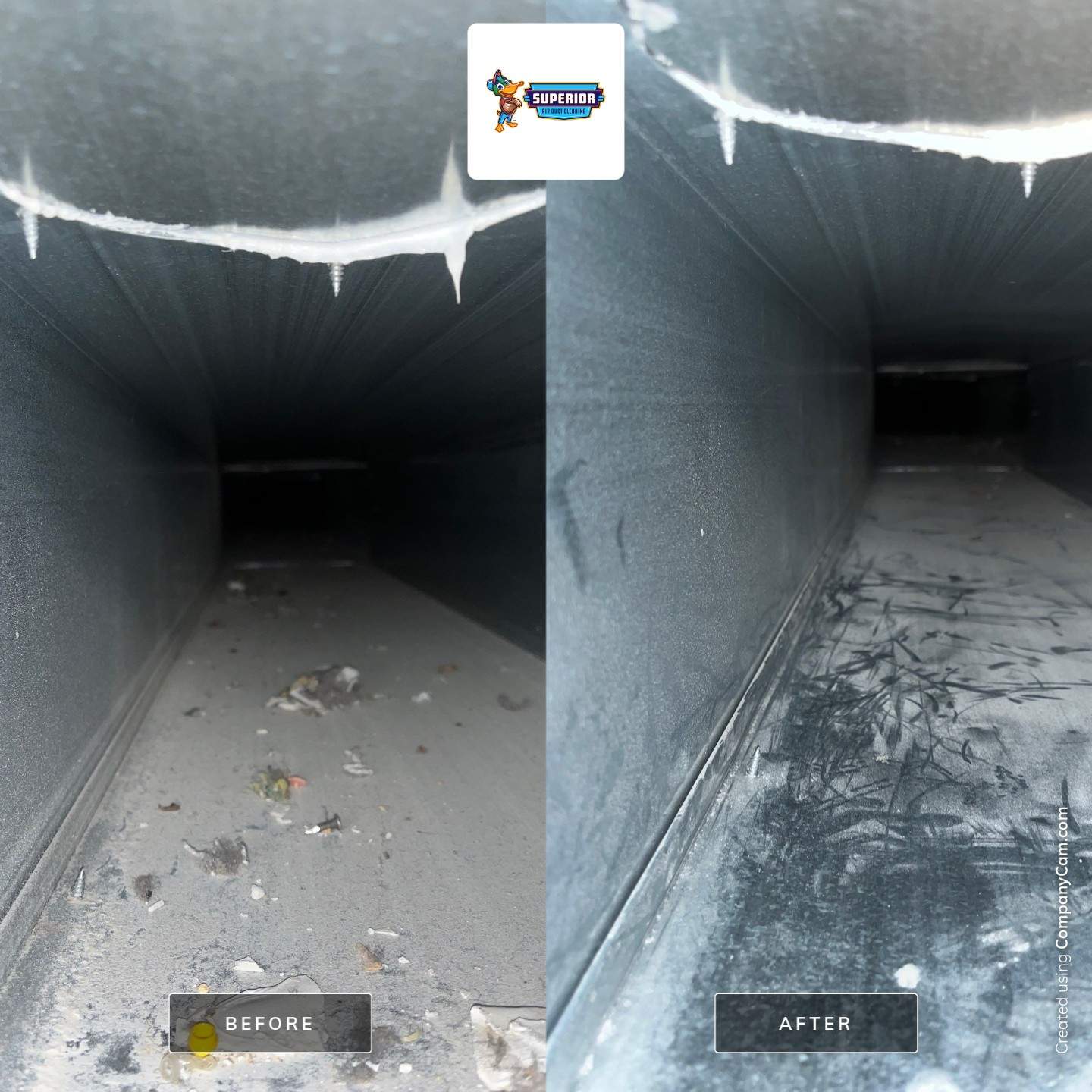 Air Duct Cleaning With a Vacuum Truck in Baden, PA by Superior Air Duct Cleaning