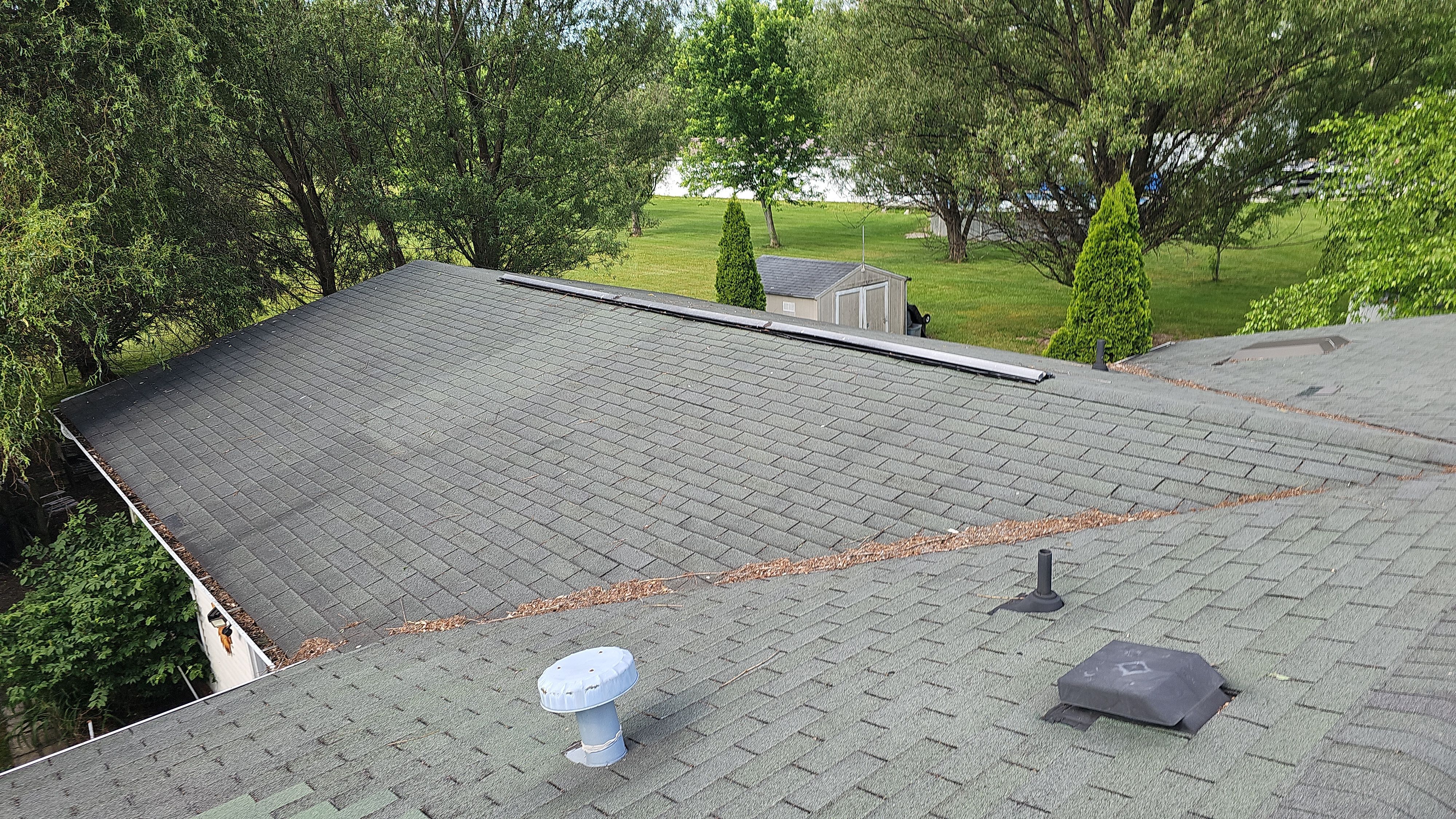 Atlas Pinnacle, Color, Burnt Hickory, Drip Edge, Color, Royal Brown by Eagle Eye Roofing