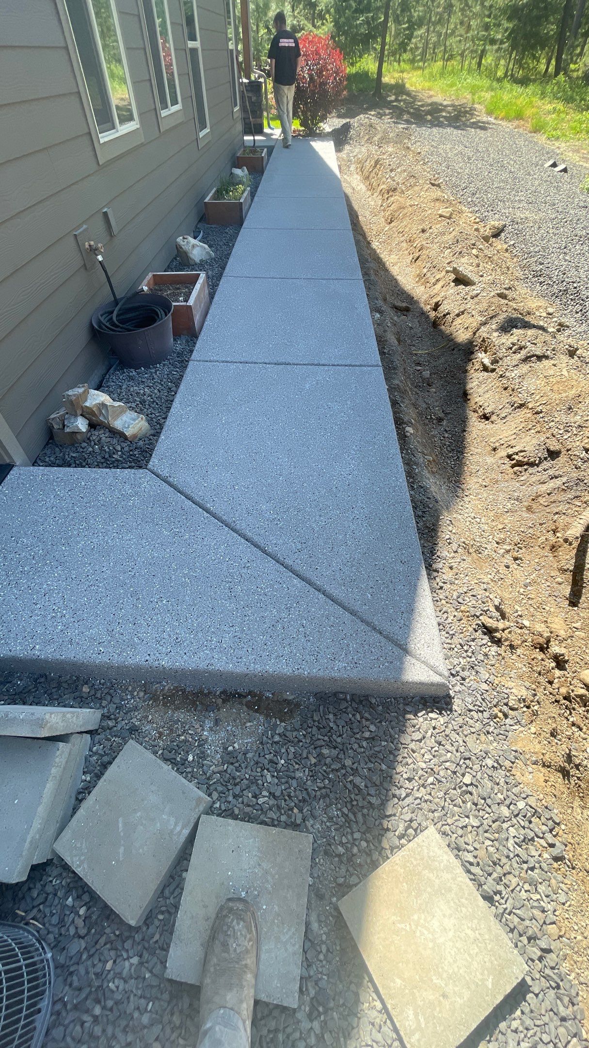 Patio Transformation using Slate Hybrid by Croc Coatings, LLC