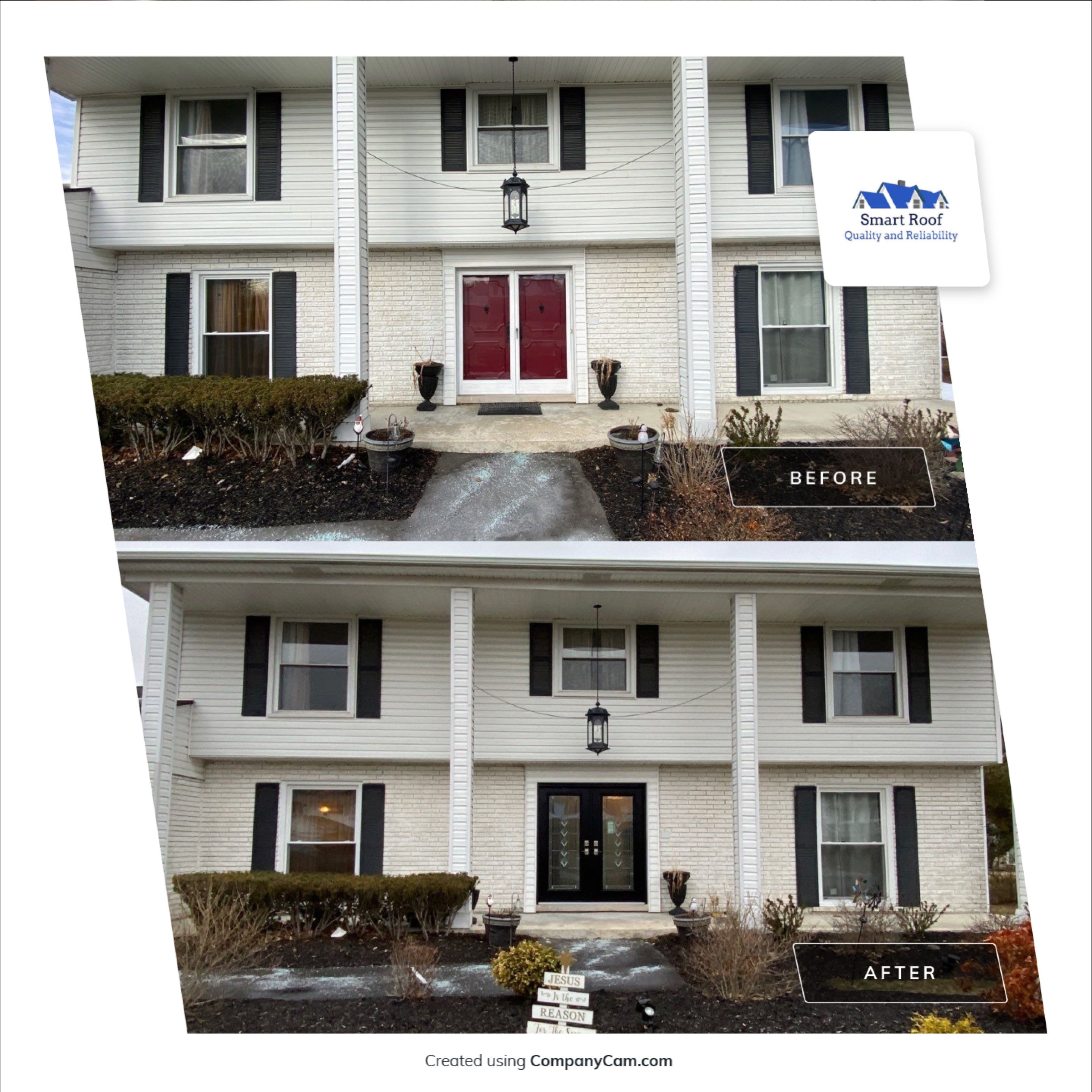 Entry Door using Replace Exterior Door by Smart Roof