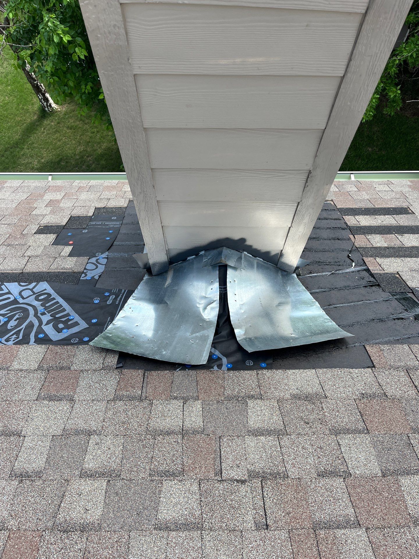 Leak Repair (around chimney) by Berry Good Roofing 