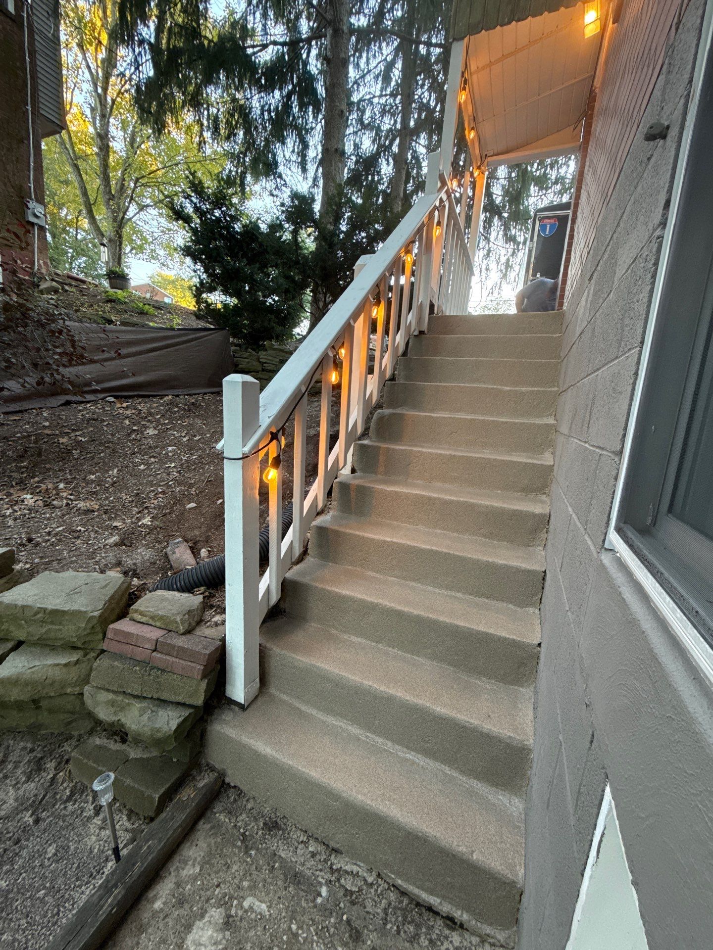 Garage + Steps + structural Repair Project in Pittsburgh by Floors in a Day, Inc