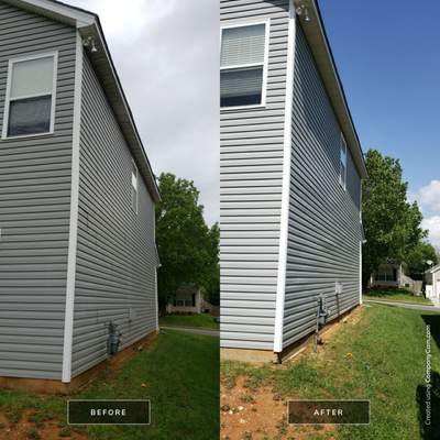 House Wash using cleaner
