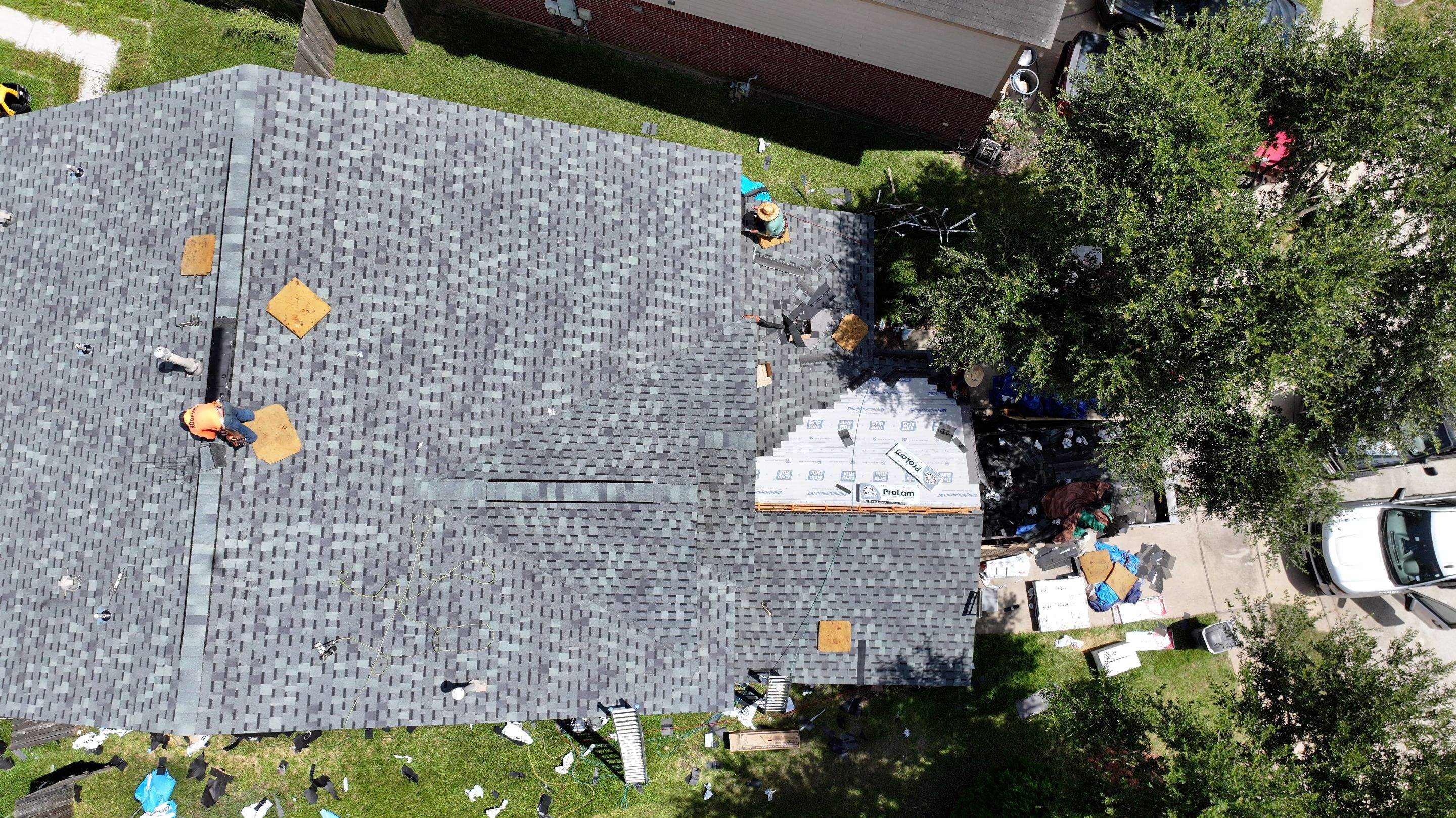 Complete Roof Replacement with Drone Documentation — Cypress, TX by PL Roofing & SB Roofing, LLC.