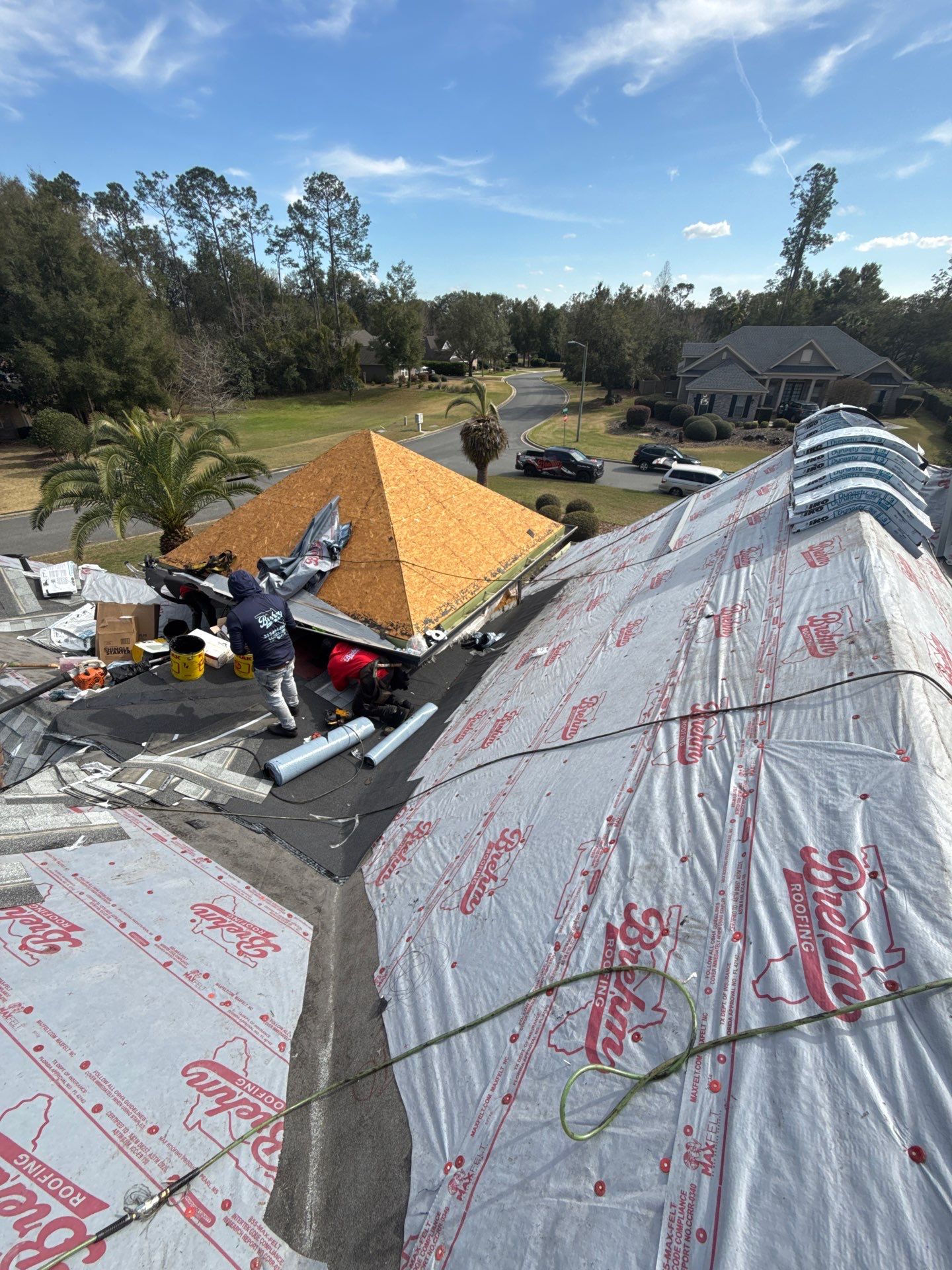 Reroof in Gainesville, Florida by Brehm Roofing