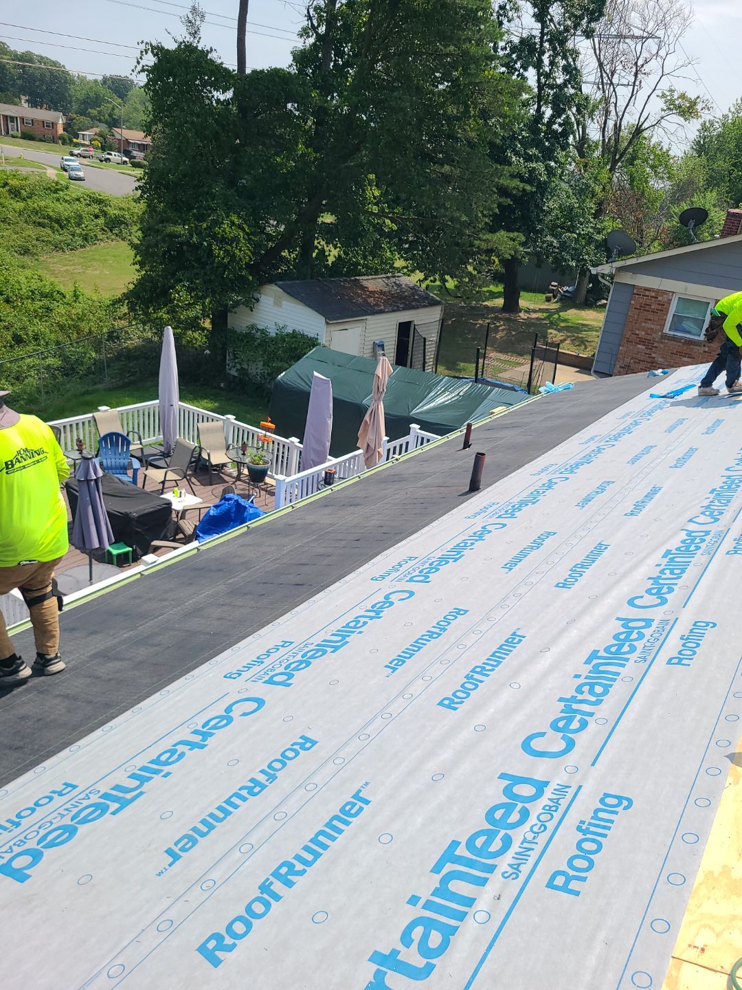 Woodbridge: Roof Replacement with CertainTeed Landmark Pro Designer Shingles in Max Def Colonial Slate by RM Banning, Inc.