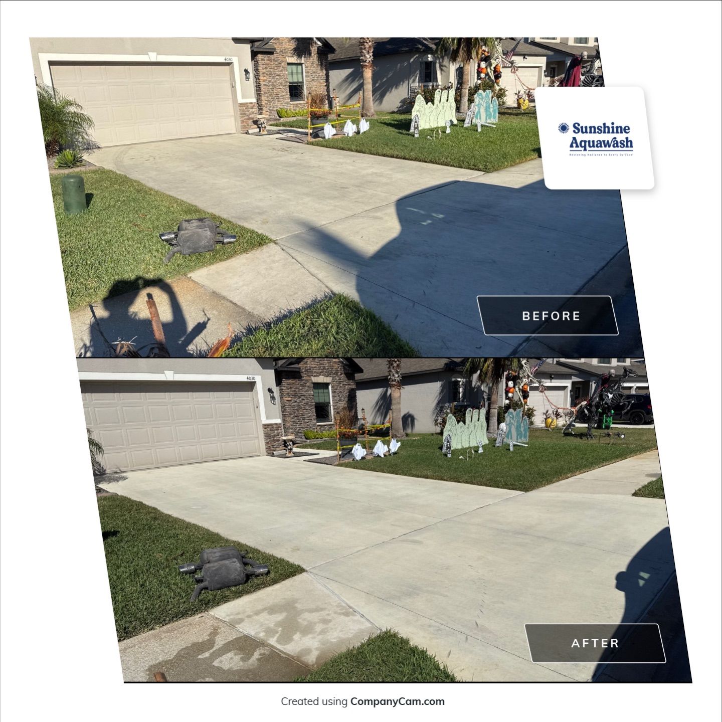 Comprehensive Concrete and Vinyl Fence Cleaning in Willow Walk Community, Palmetto, FL by Sunshine AquaWash
