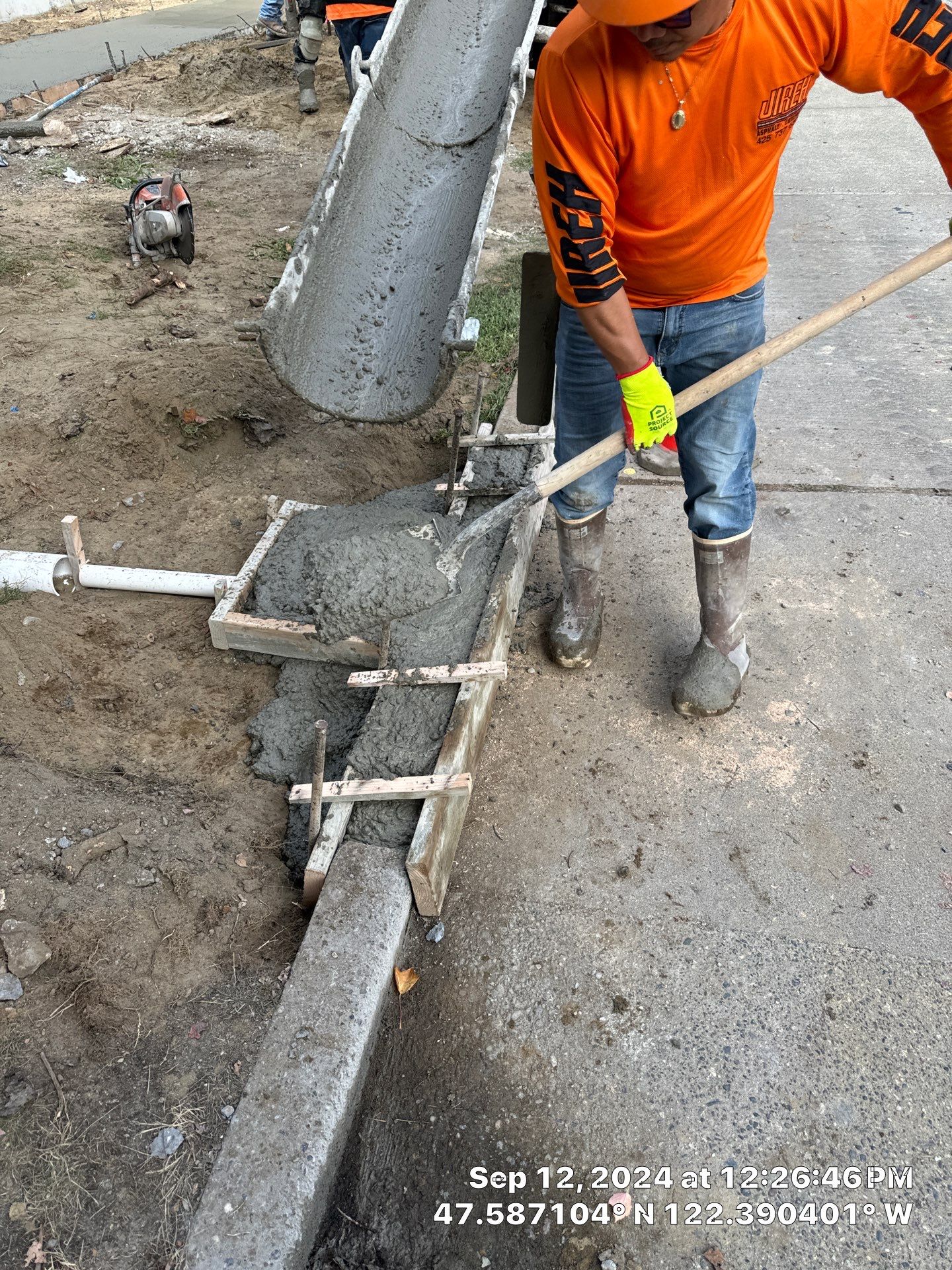 David | Concrete Sidewalk by Jireh Asphalt & Concrete Inc 