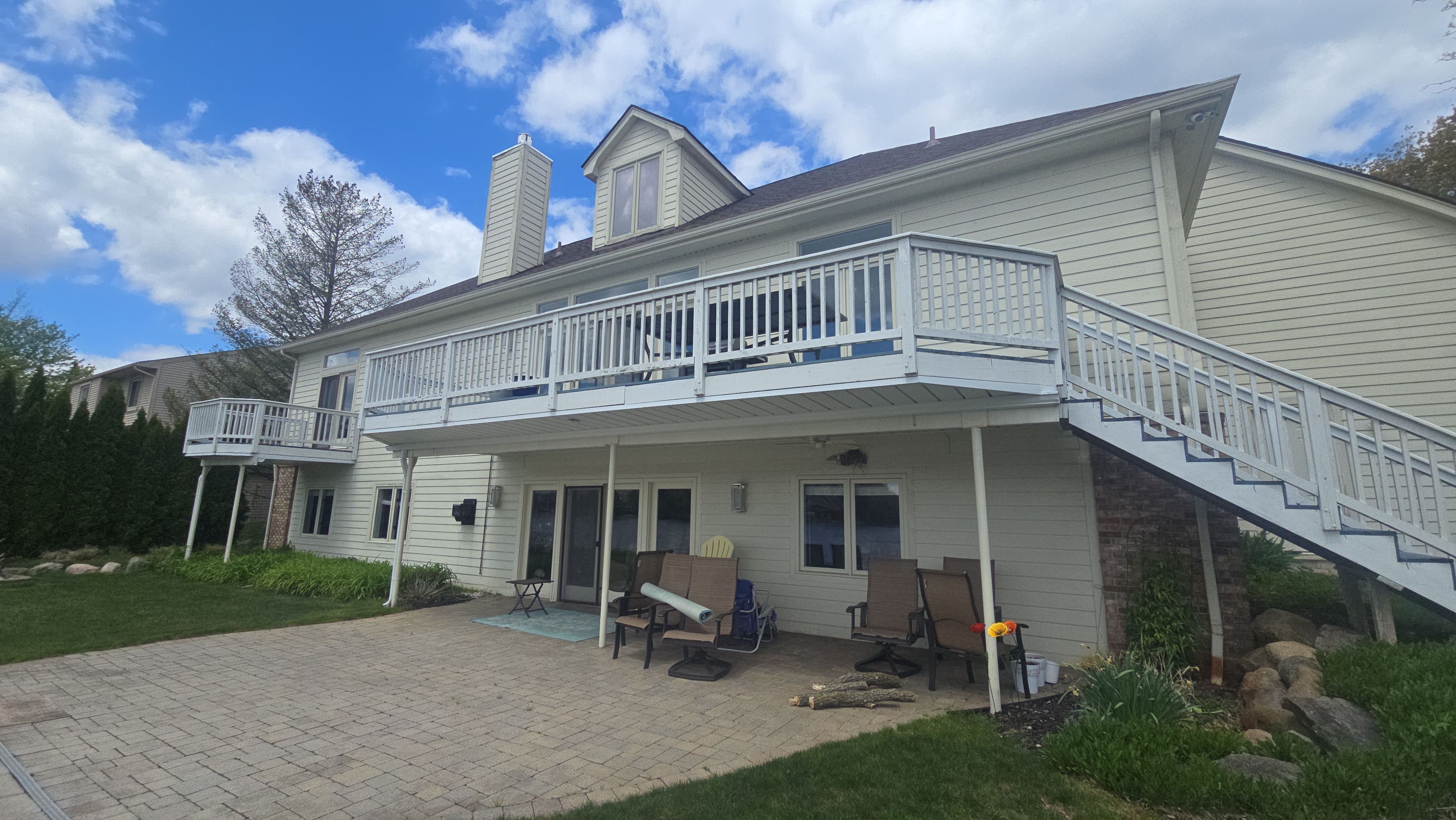 Exterior Wood Rot Repair and Trim Restoration in White Lake by Top Shelf Painter