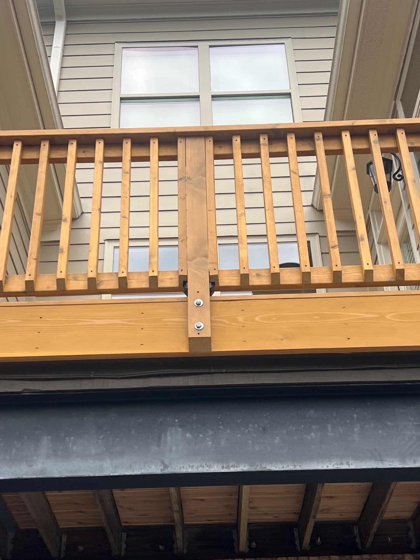 Alpharetta Deck Resurface and Stain using Cedar Decking and Sherwin Williams by Nelson Exteriors