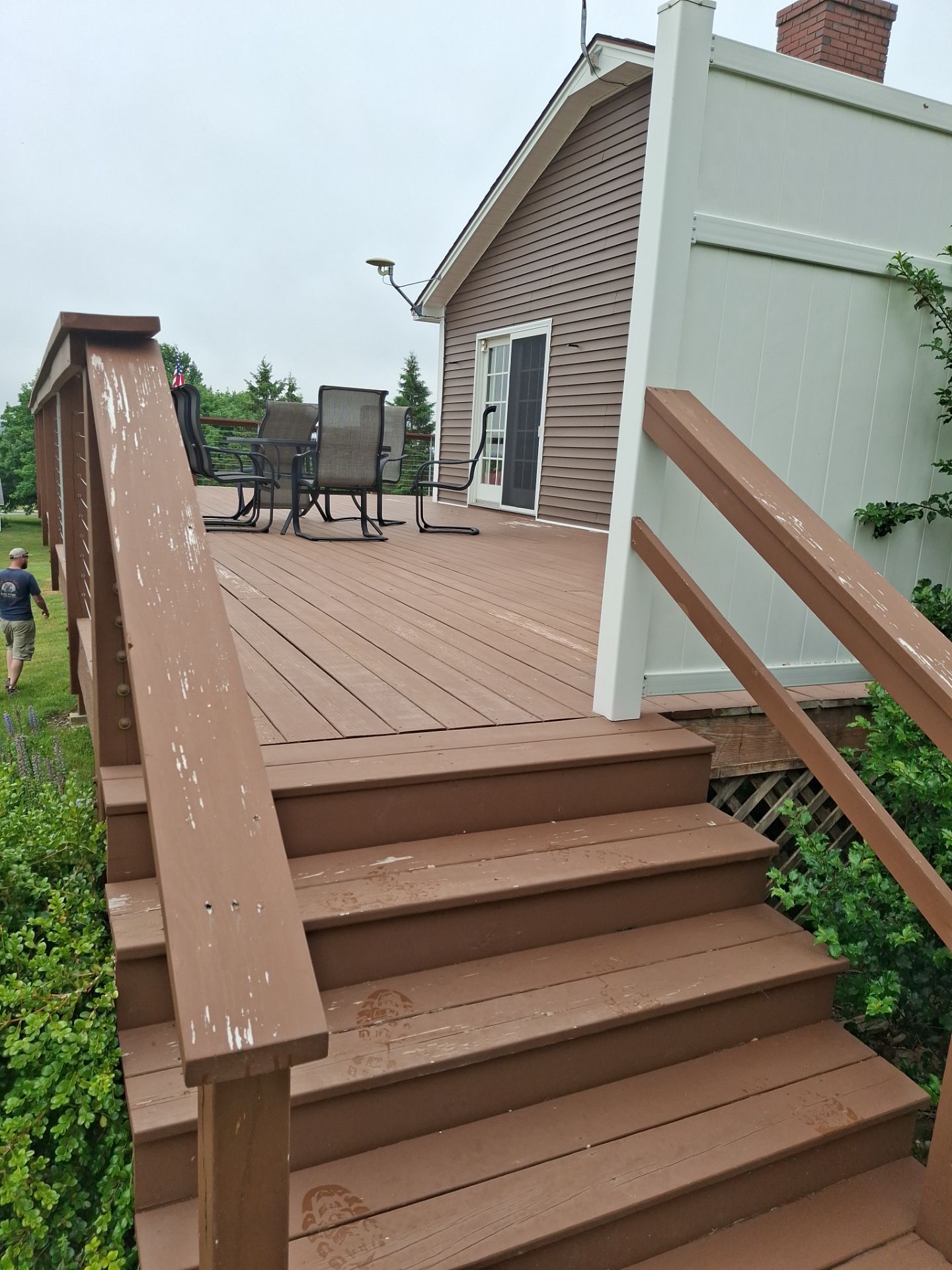 Deck Staining by Big Pine Panting Inc