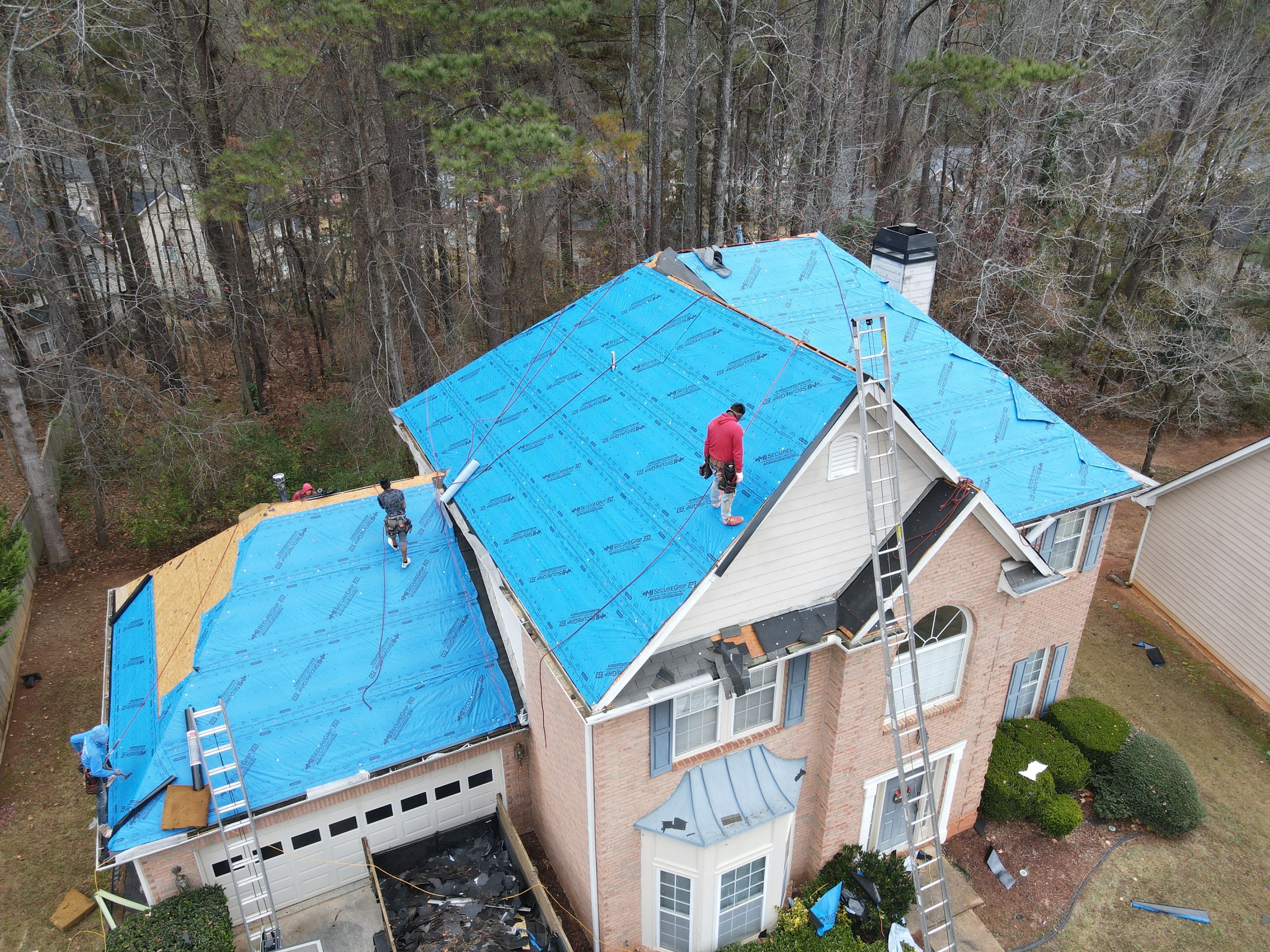 Residential Roofing Installation using Owens Corning by Inspector Roofing and Restoration
