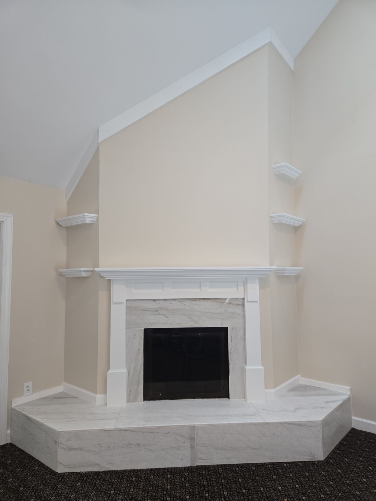 š„ Dramatic Fireplace Transformation by A Step Above Handy LLC