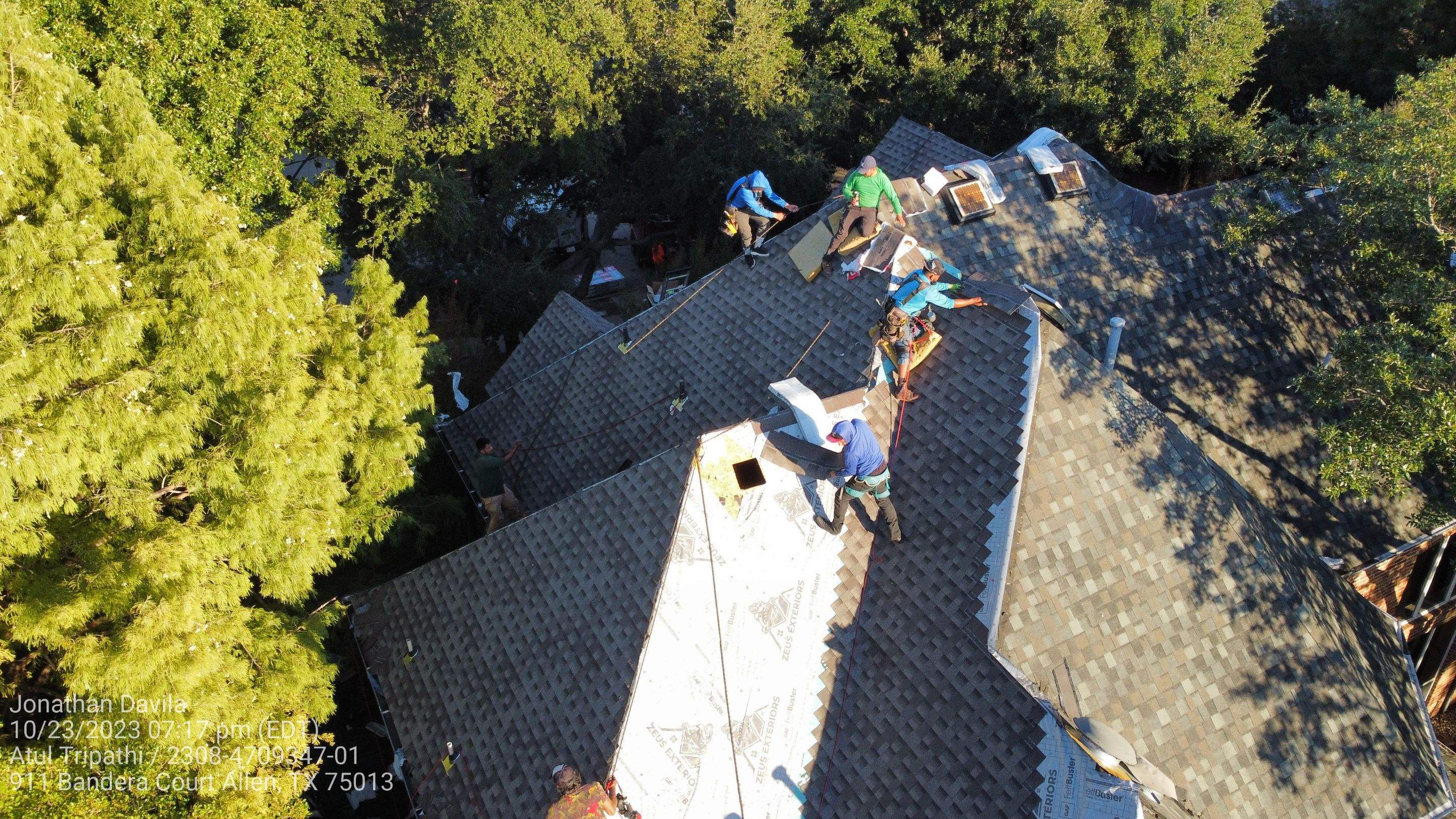 Project in Allen by Zeus Exteriors