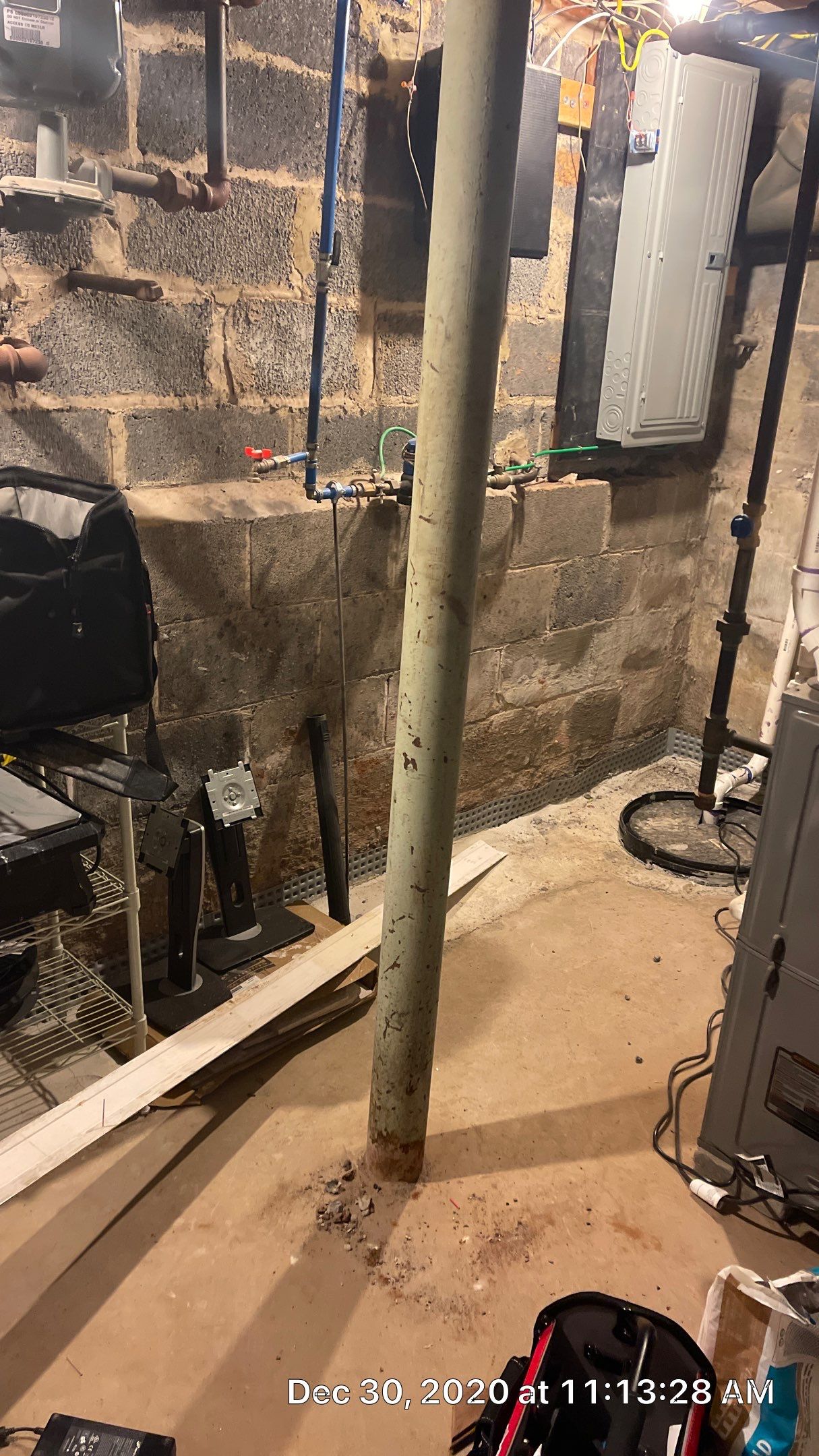Interior French Drain Job in West Orange, NJ by Pure Service Pro, LLC 