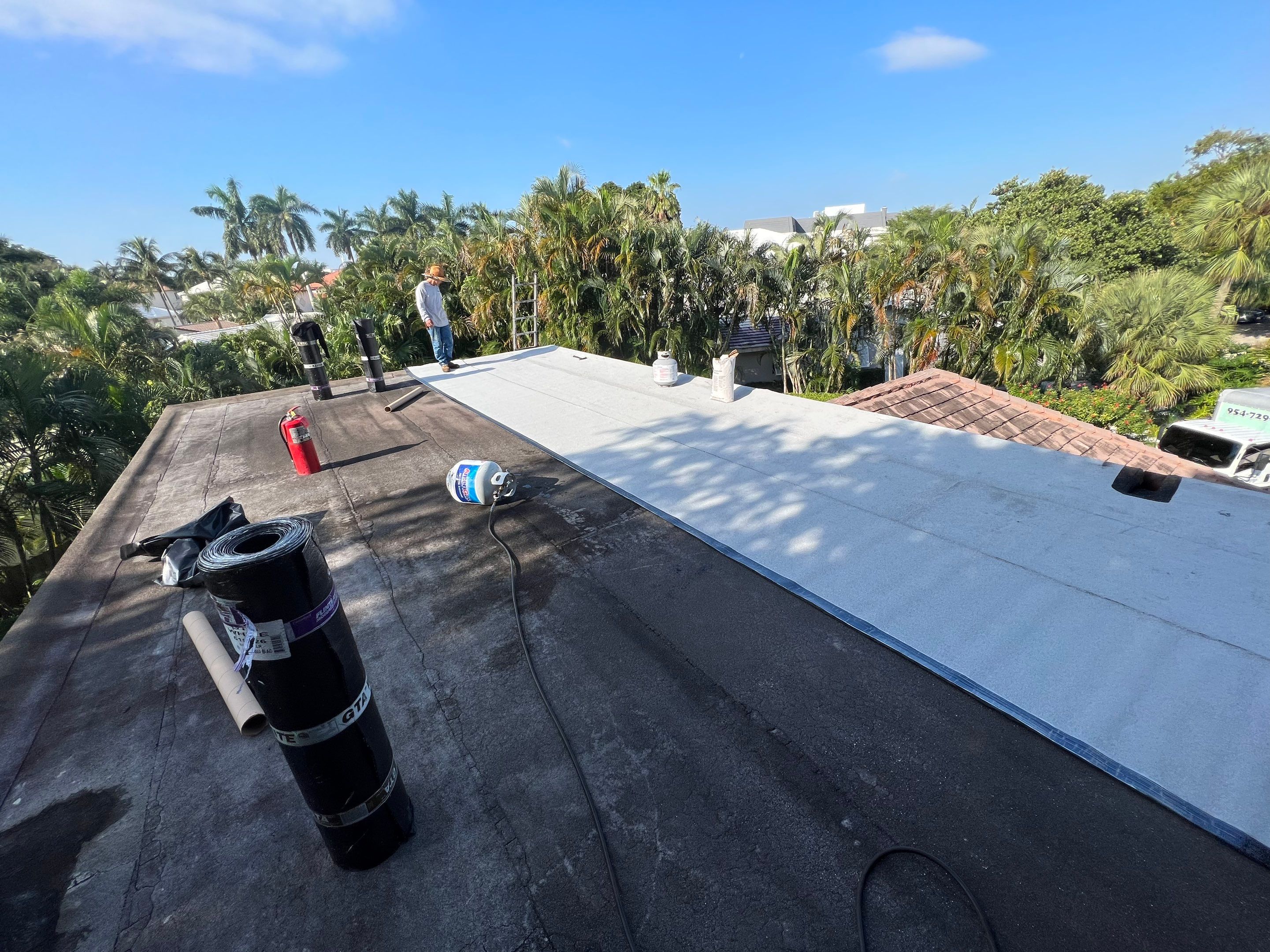 Gatehouse Rd., Sea Ranch Lakes, FL (Skylight Repair) by G&J Roofing 