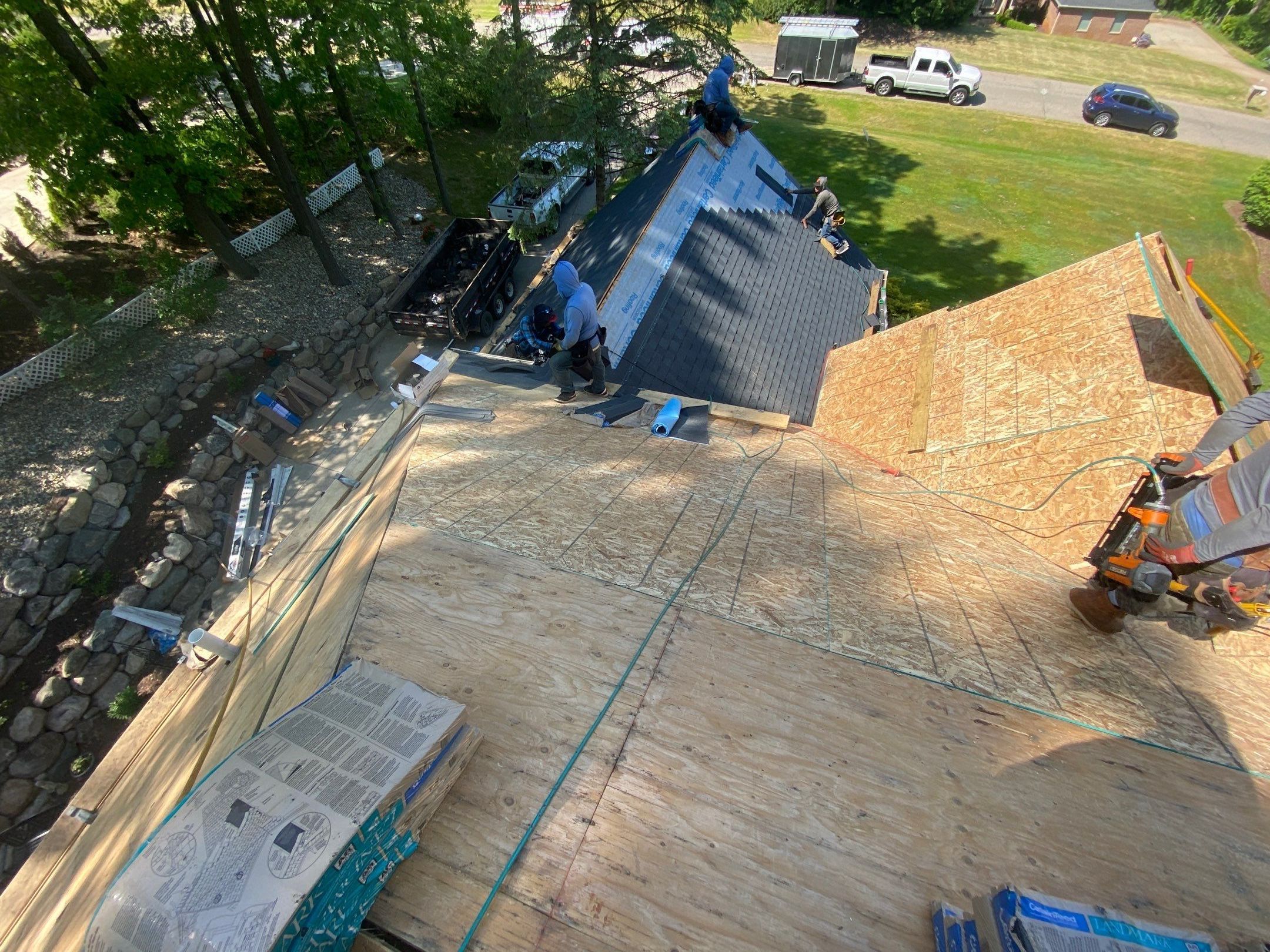 Roof Replacement using CertainTeed Landmark by 180 Contractors