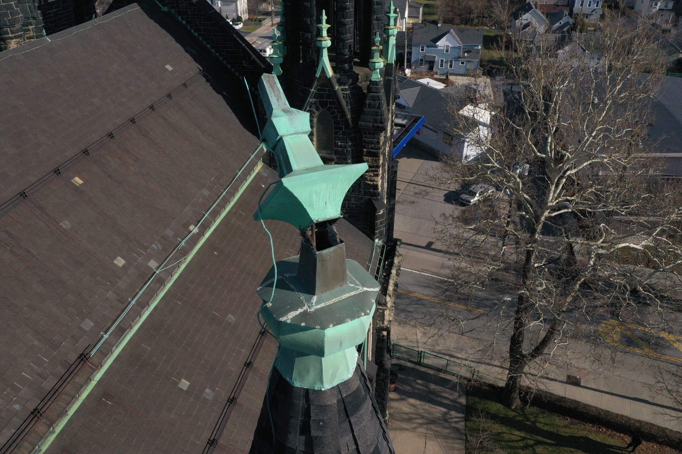 Drone Inspection by Absolute Roofing and Construction