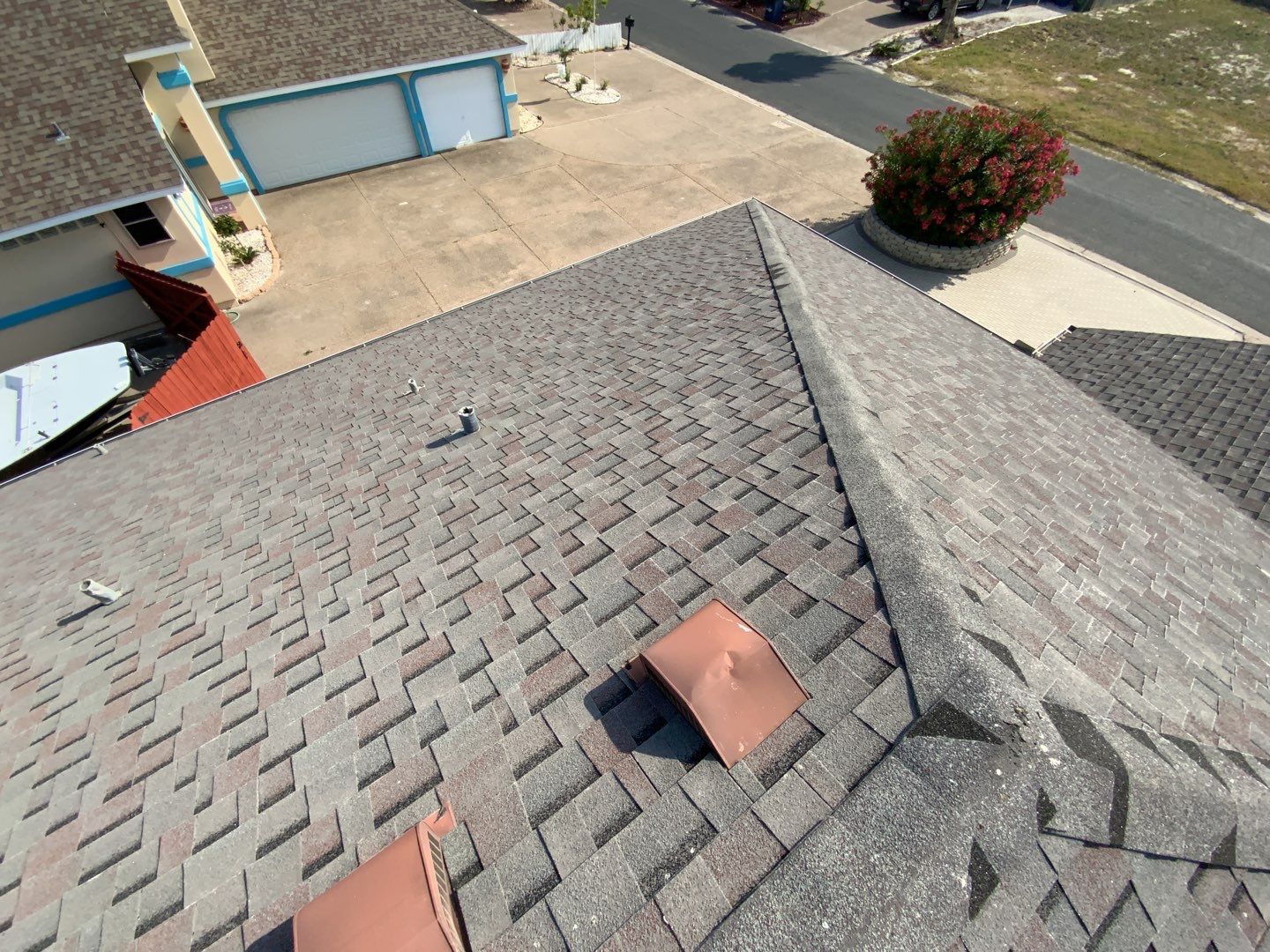 Residential Roofing Installation using Tilcor Stone Coated Steel Roofing by Lighthouse Roofing