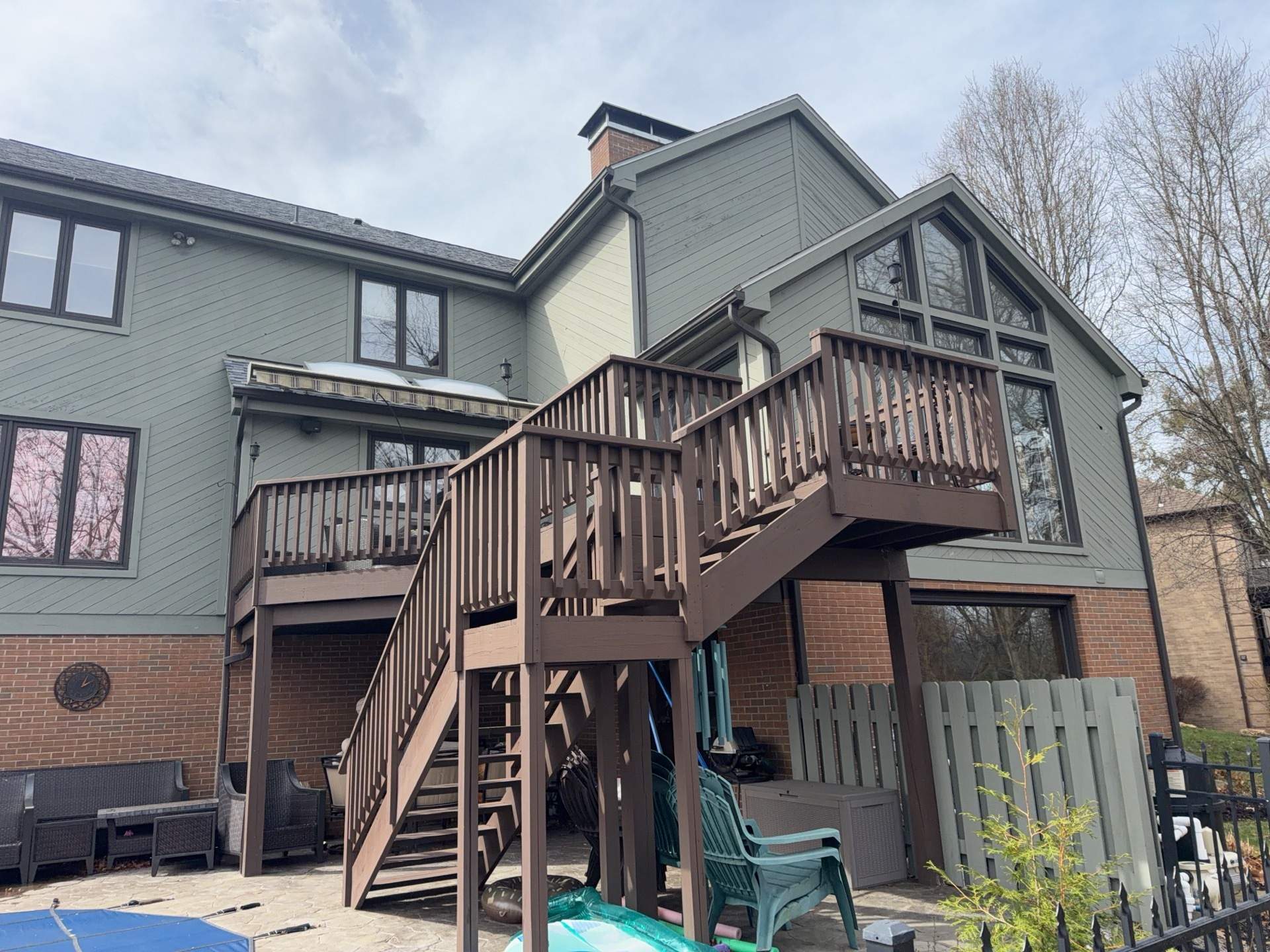 James Hardie Lap & Board and Batten in Aged Pewter at Allison Park by Ideal Siding Pittsburgh