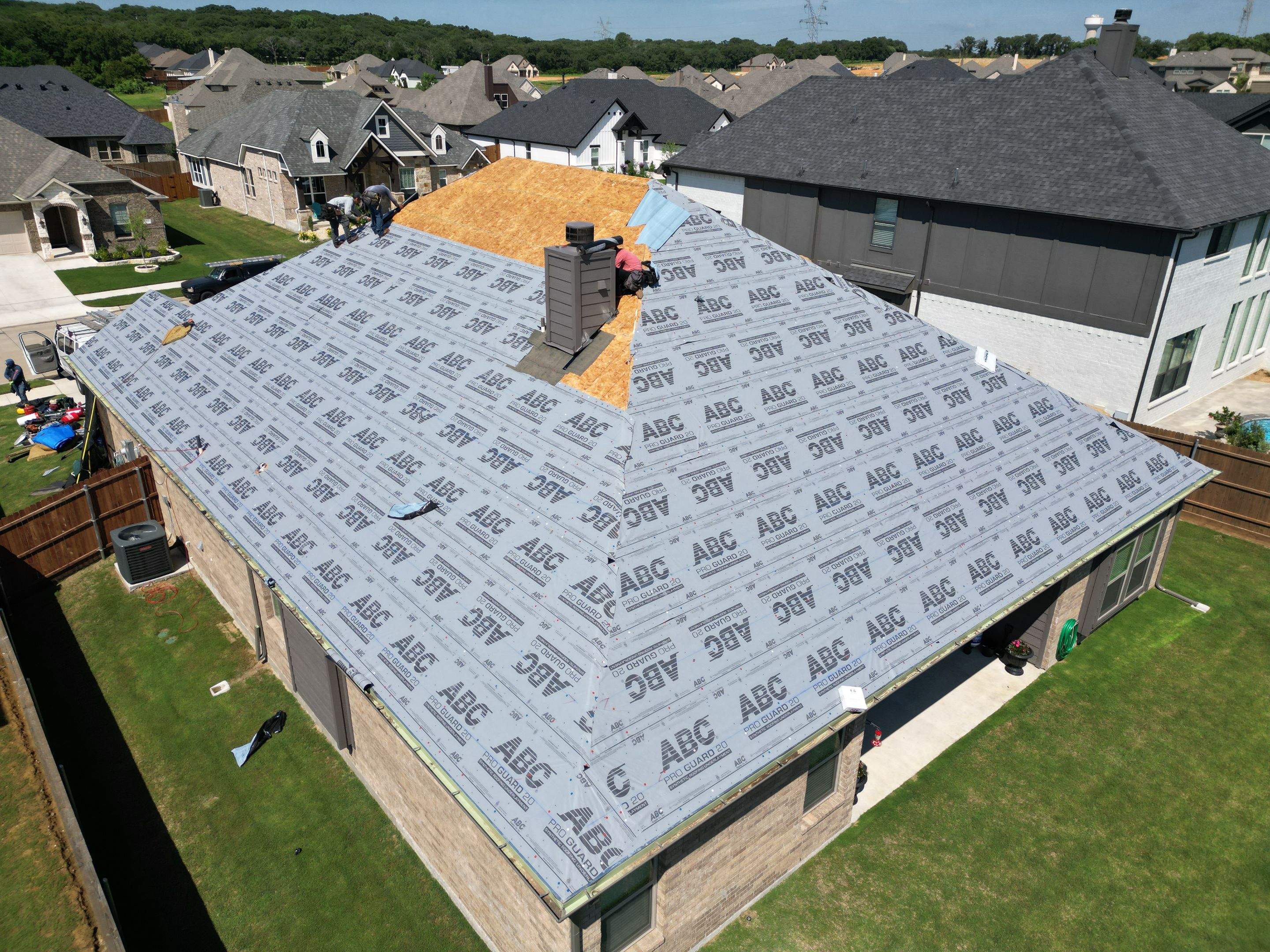 Residential Roofing Installation using Malarkey Vista AR by Harvey Roofing & Construction