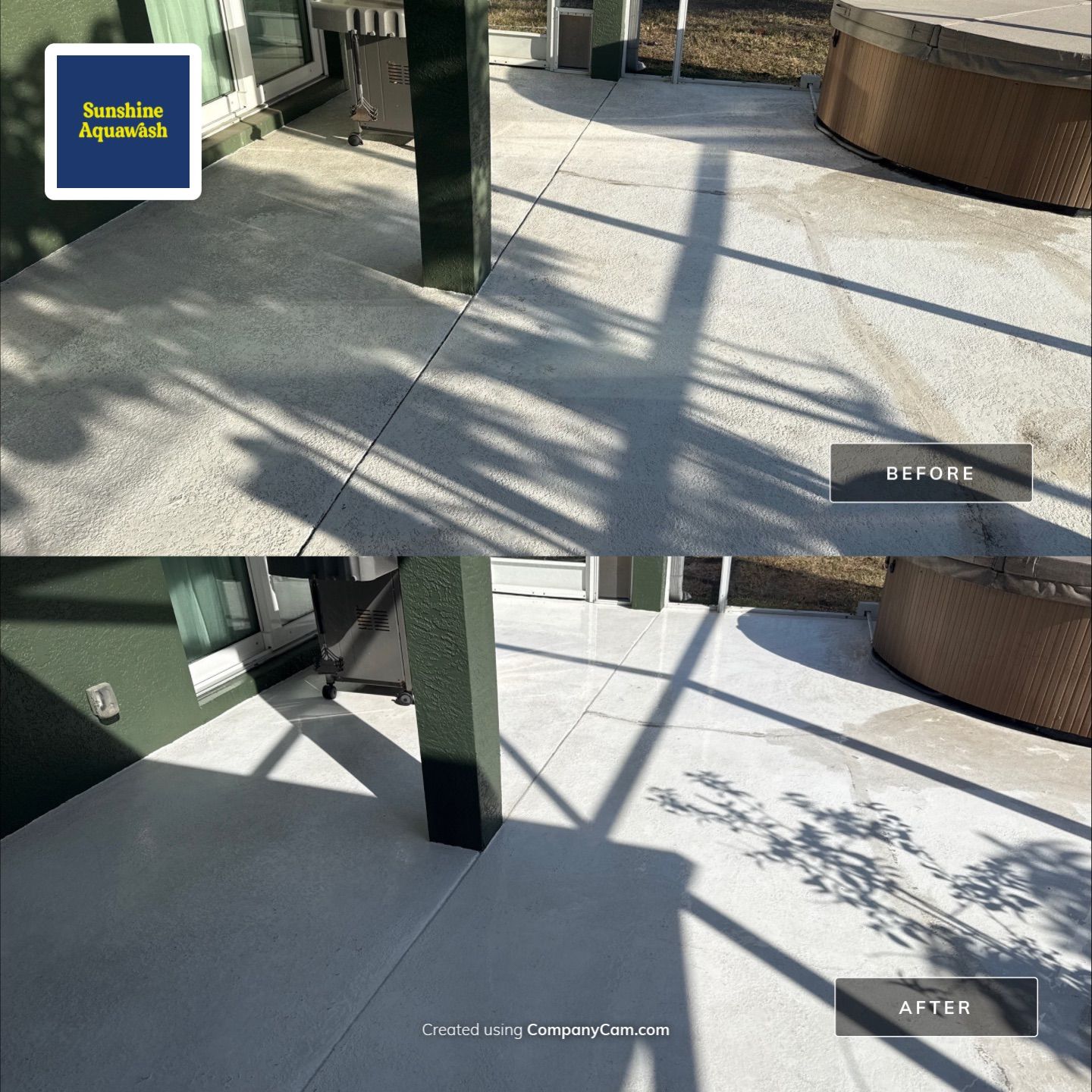 House Wash, Fascia Brightening & Patio Cleaning in Creekwood – Bradenton, FL by Sunshine AquaWash
