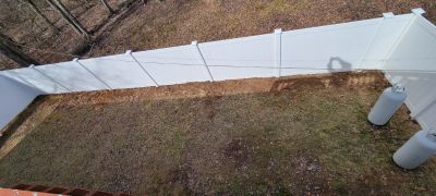 Vinyl Privacy Fence, White 