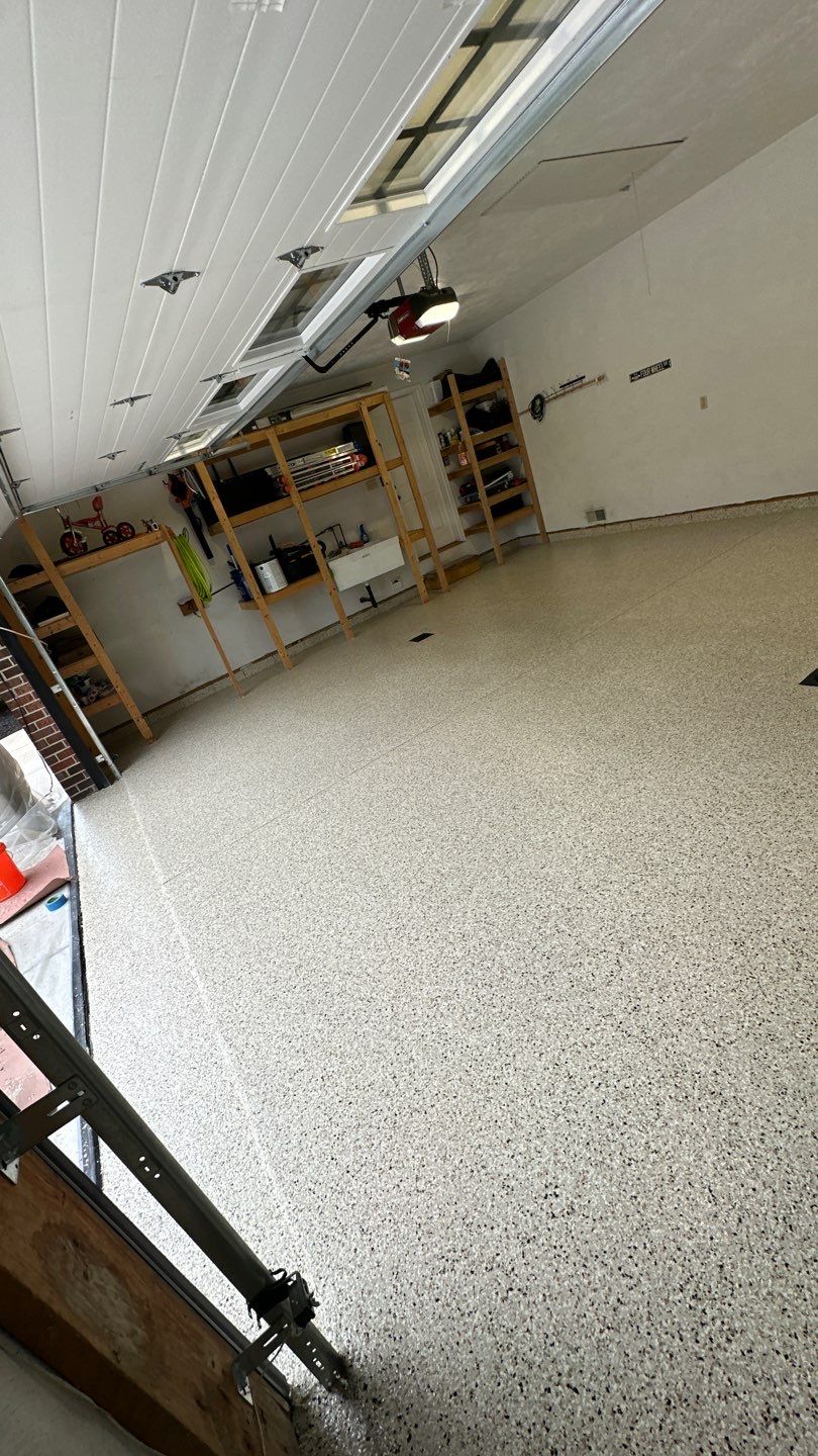 Garage Project in Weirton by Floors in a Day, Inc