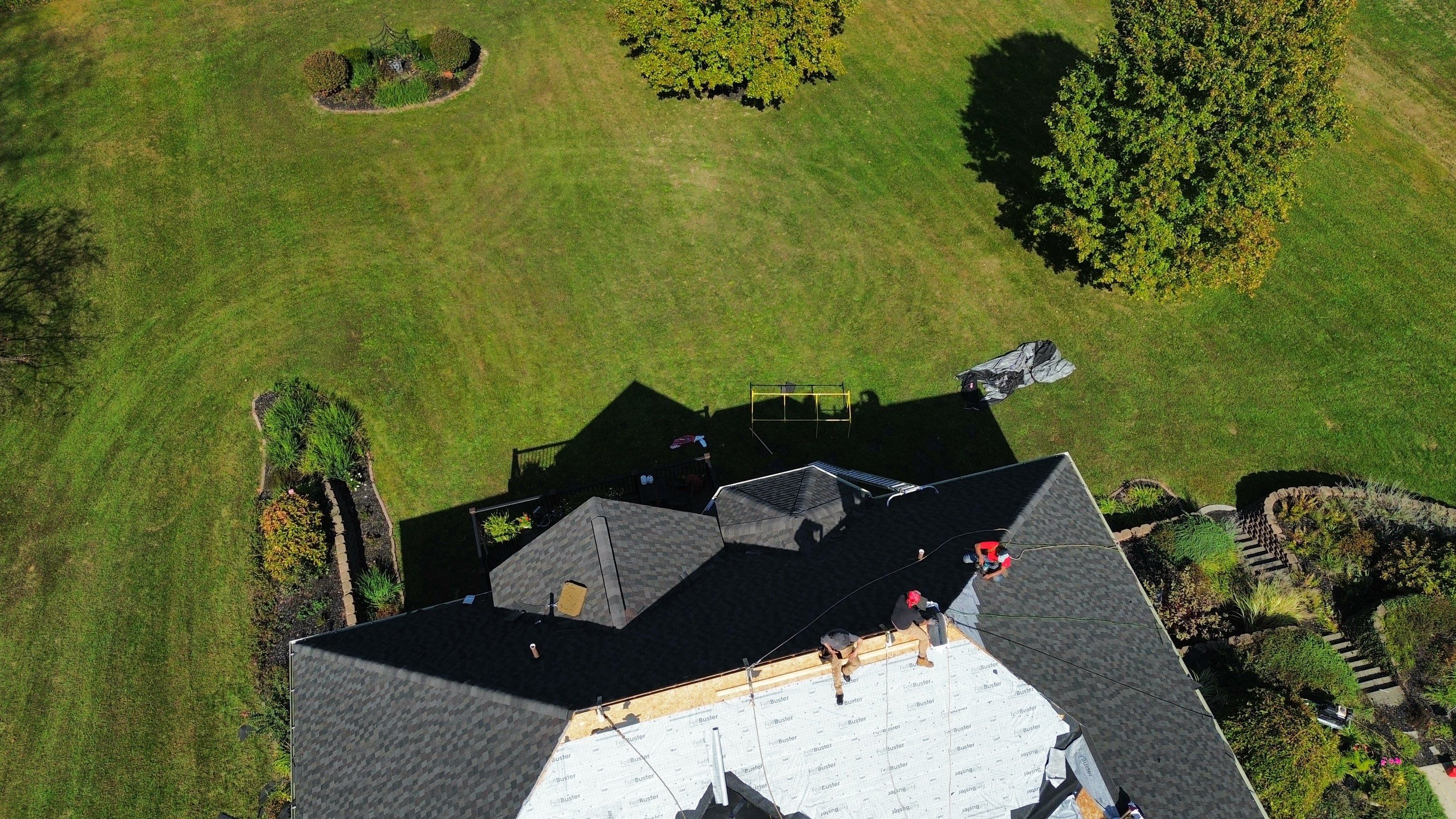 Residential Roofing Installation using Timberline HDZ Shingles - Appalachian Sky by RoofX 