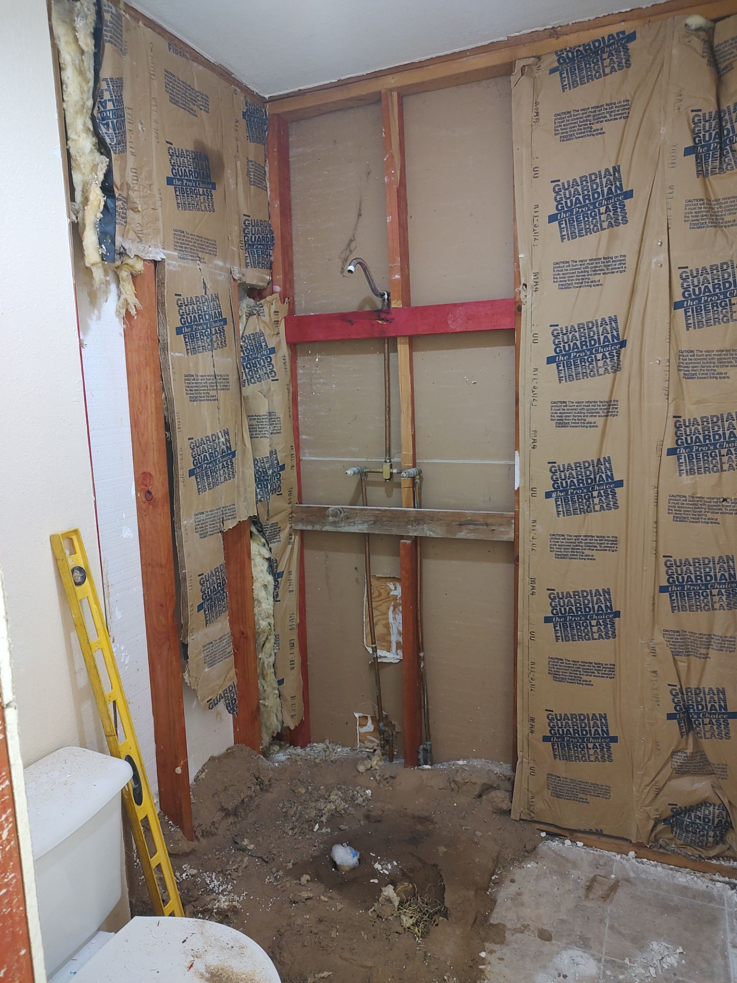 Bathroom remodel w/shower upgrade by In & Out Construction & Remodeling, LLC