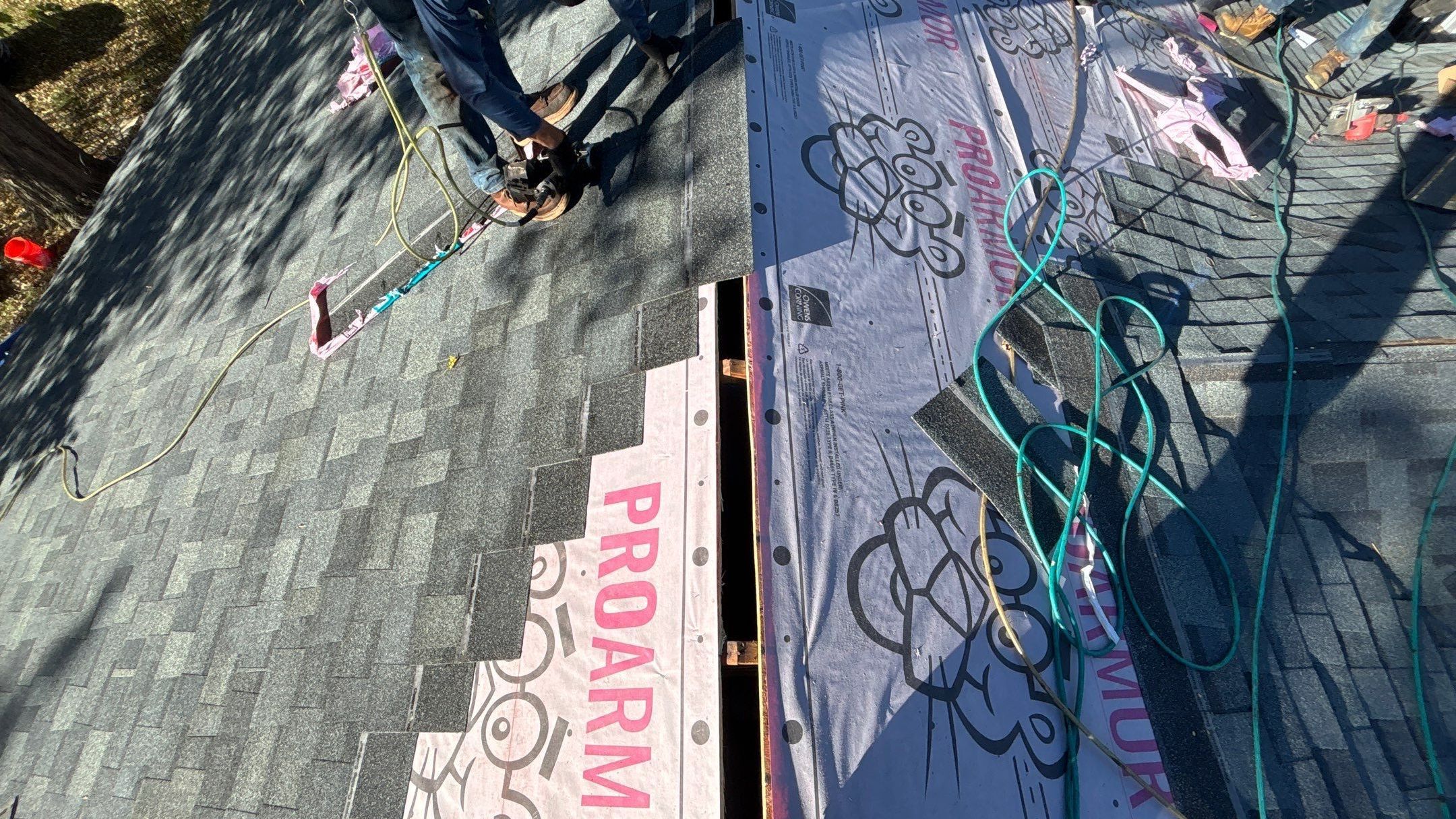 Roof Replacement using Owens Corning Estate Gray by 180 Contractors