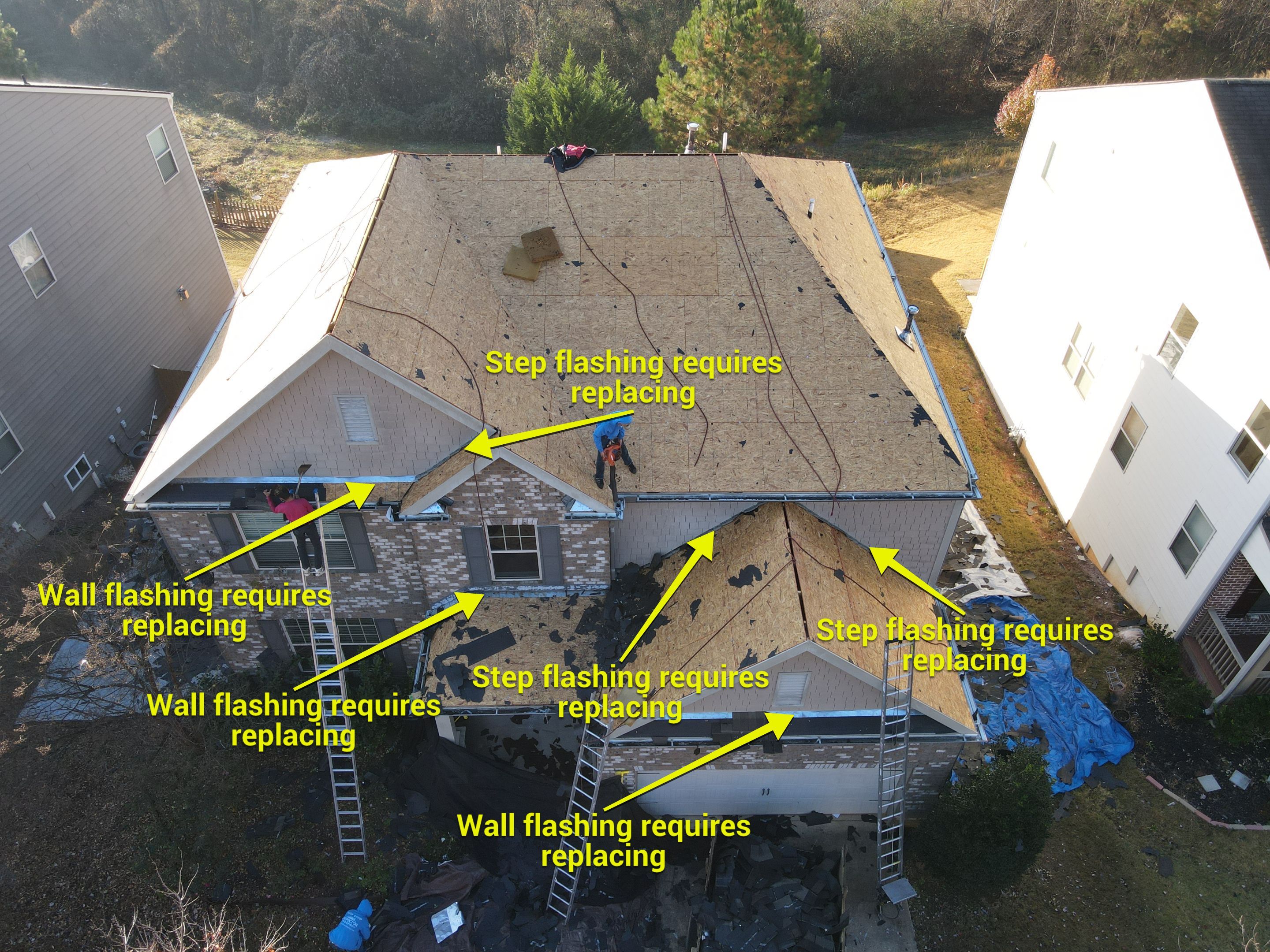Residential Roofing Installation using Owens Corning by Inspector Roofing and Restoration