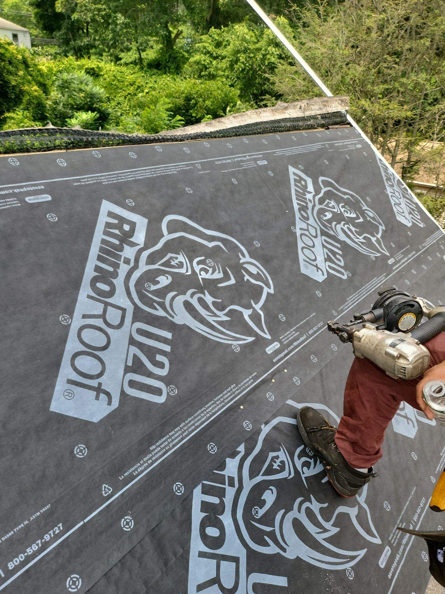 Residential Roofing Installation using Owens Corning Duration Sand Castle by A Plus Exterior