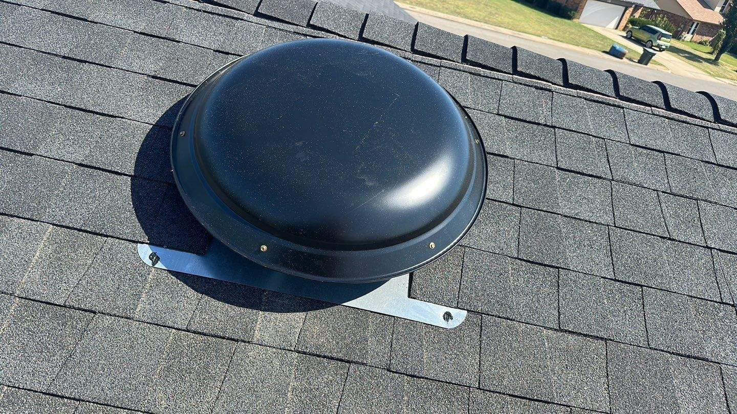 roof and vent replacement in Edmond by McCann's Roofing and Construction