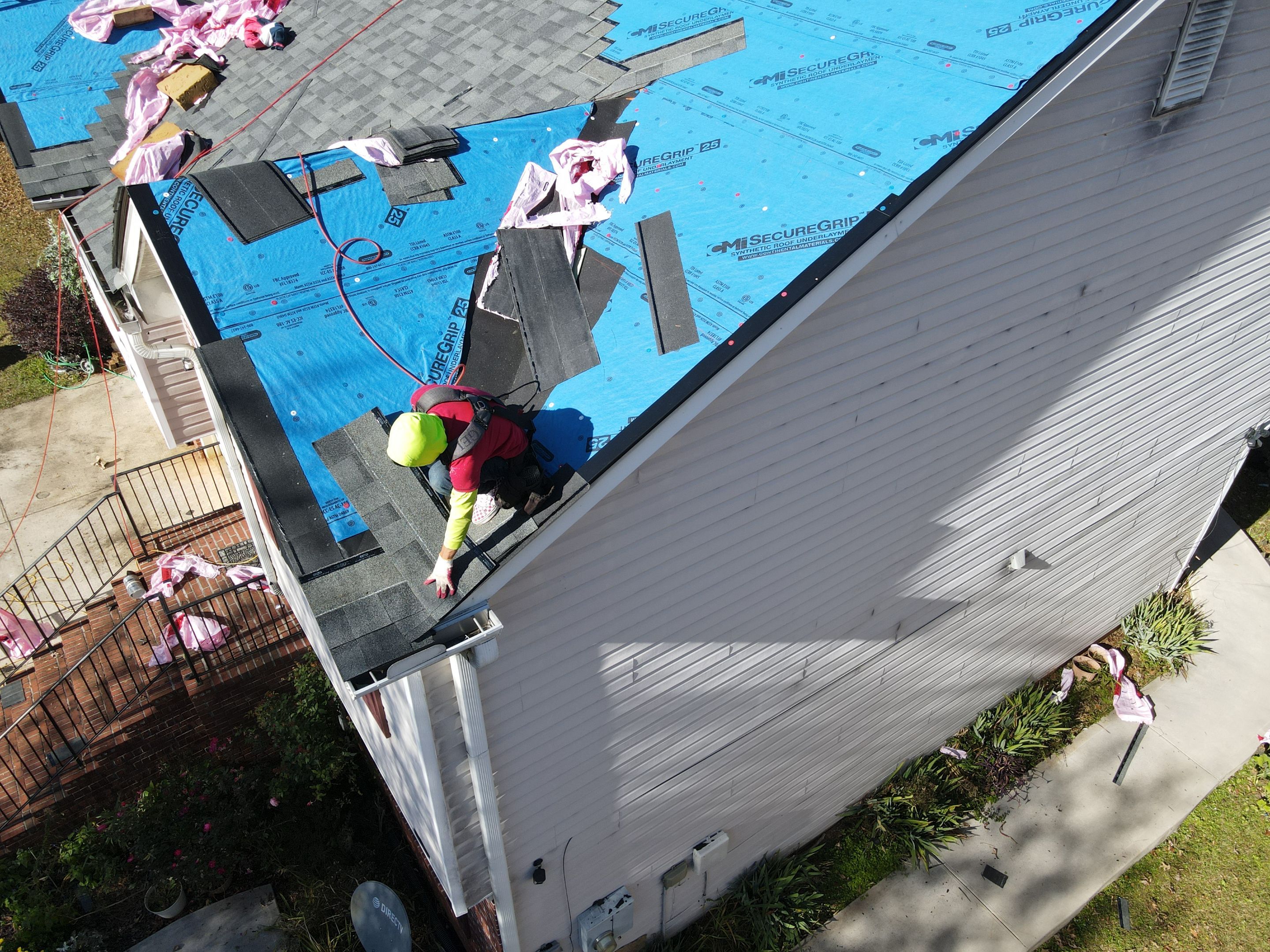 Residential Roofing Installation using Owens Corning by Inspector Roofing and Restoration