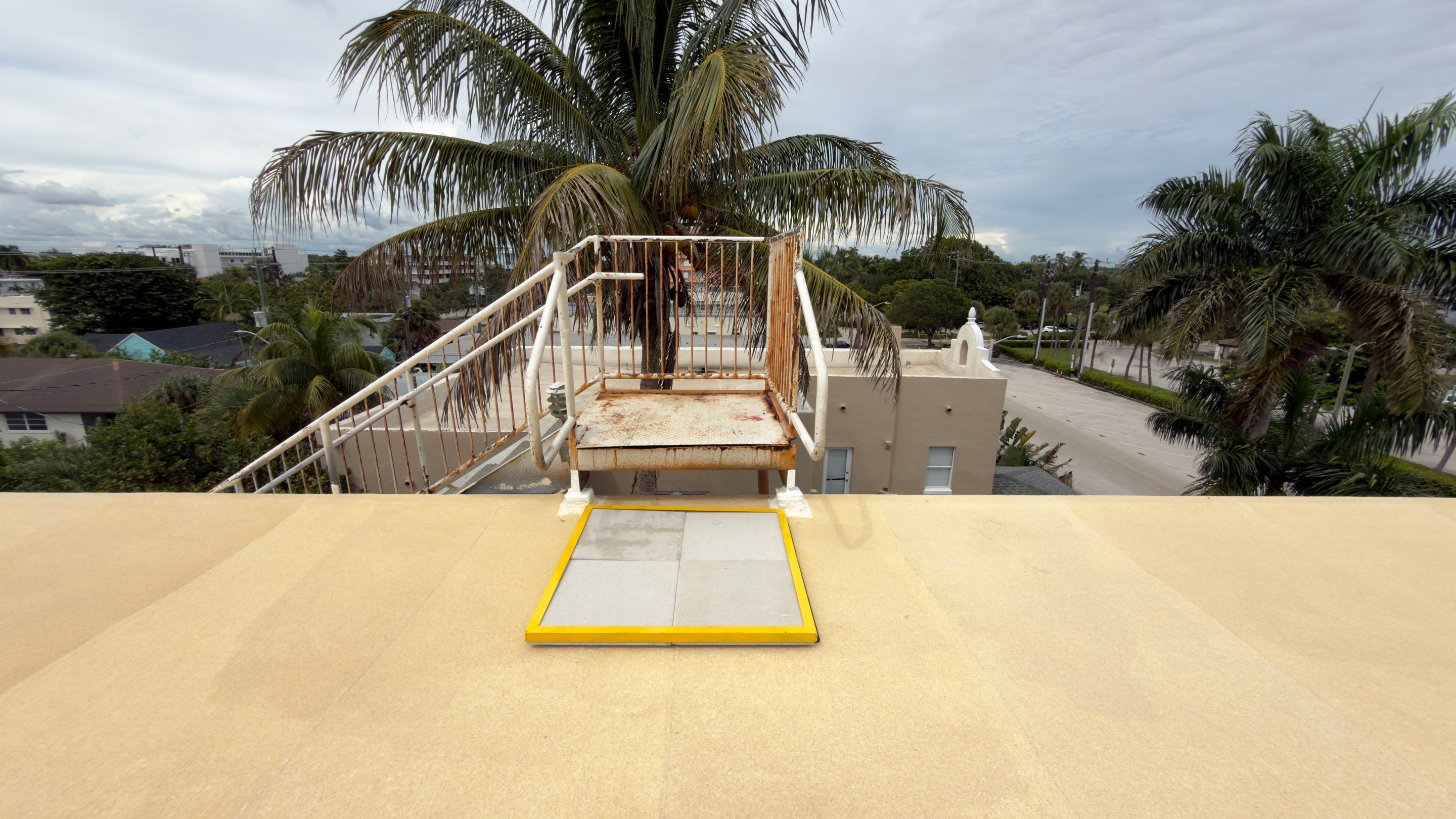 Commercial Roof Restoration for Lake Worth Beach Flat Roof Project by Roof King LLC