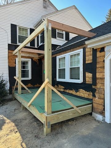 Exterior renovation in Wayland MA by UBrothers Construction