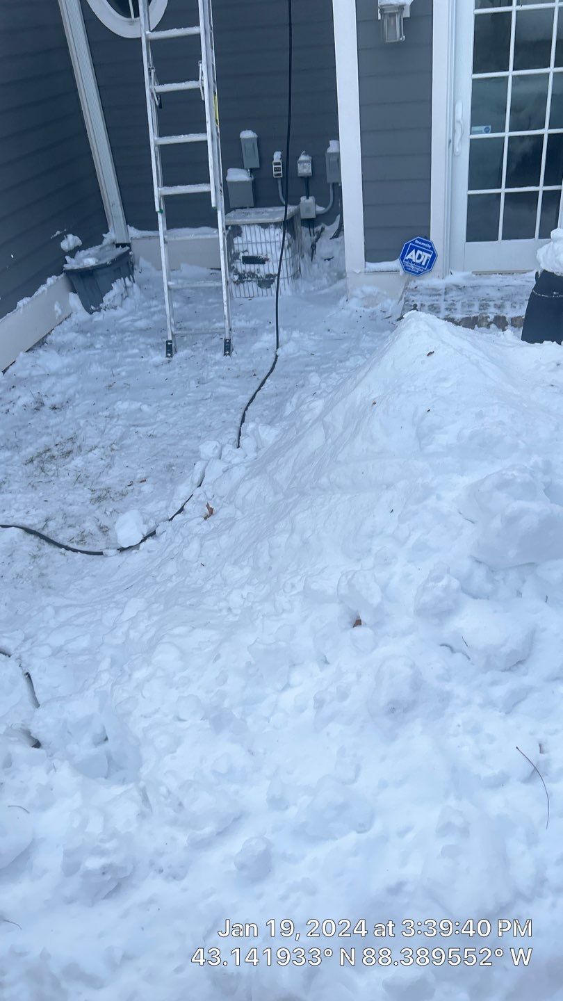 Roof Snow And Ice Dam Removal using Steamer by Total Restoration Services