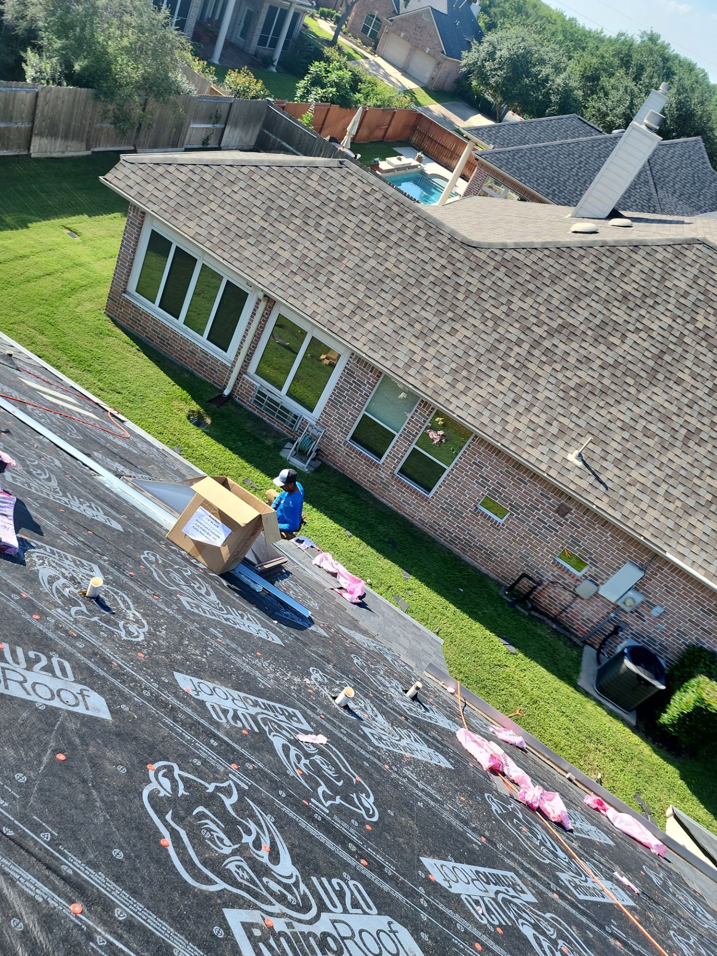 Residential Roofing Repair using Owen's Corning Duration (Lifetime) Shingles by Roof Repair Company