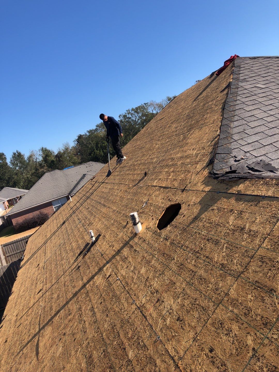 Residential Roofing Repair using Roof Replacement by American Roofing & Construction LLC