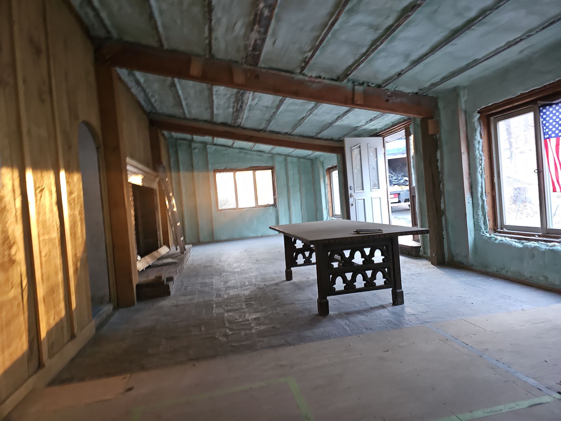 Home Remodel using Closed Cell Spray Foam by NYS Foam & Energy