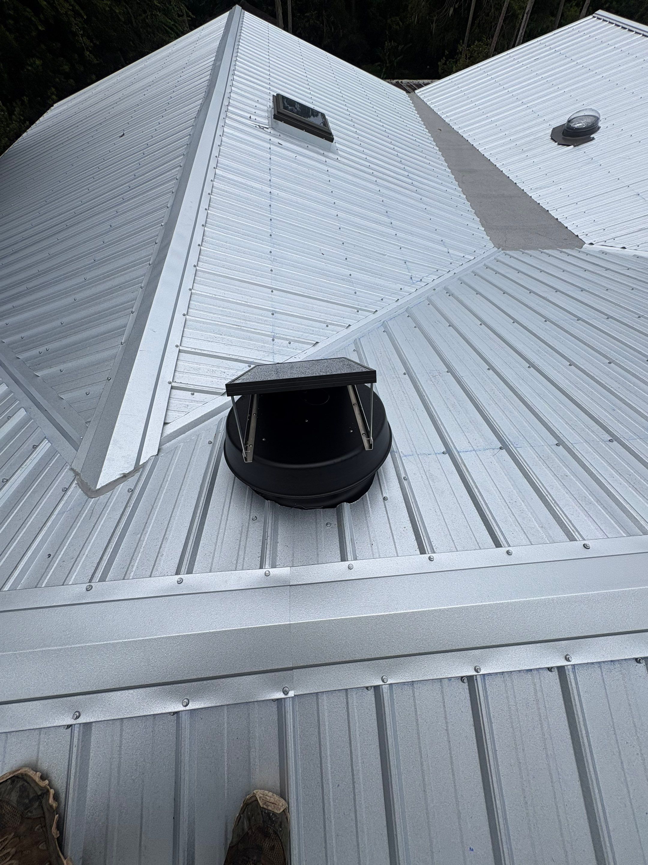 Residential Metal Roofing Installation with Ultra Rib Panels in New Smyrna Beach by Pinnacle Roofing Group