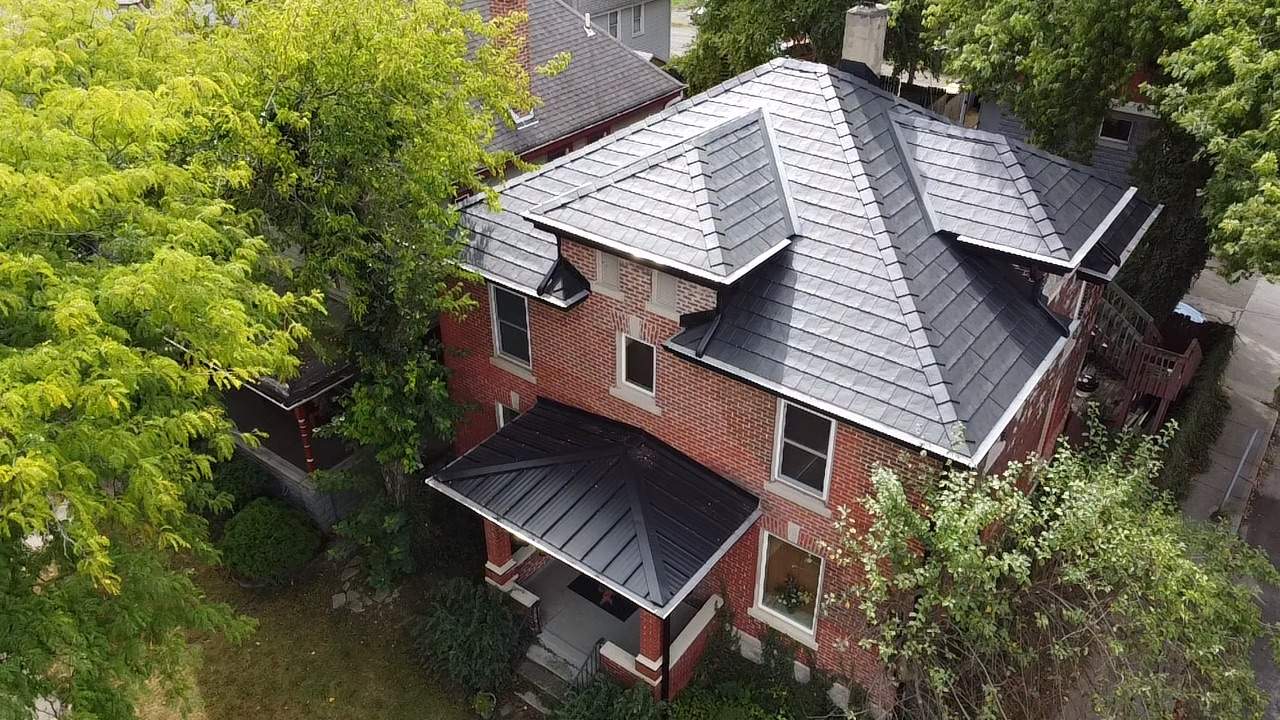 Elevating Fort Wayne's Charm with VicWest Slate Metal Shingle by 4Ever Metal Roofing