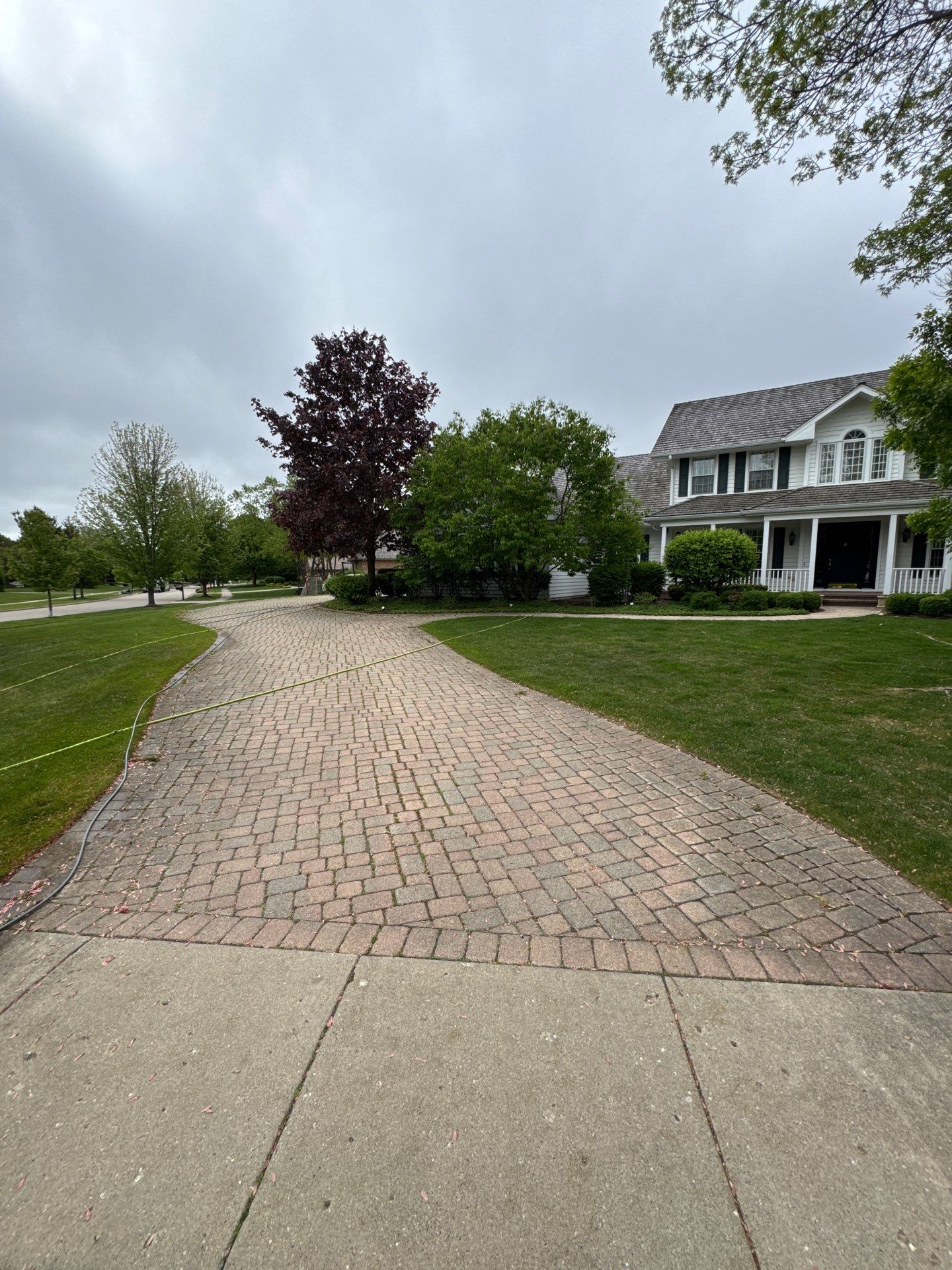 Project in Libertyville by Simmons Power & Soft Washing