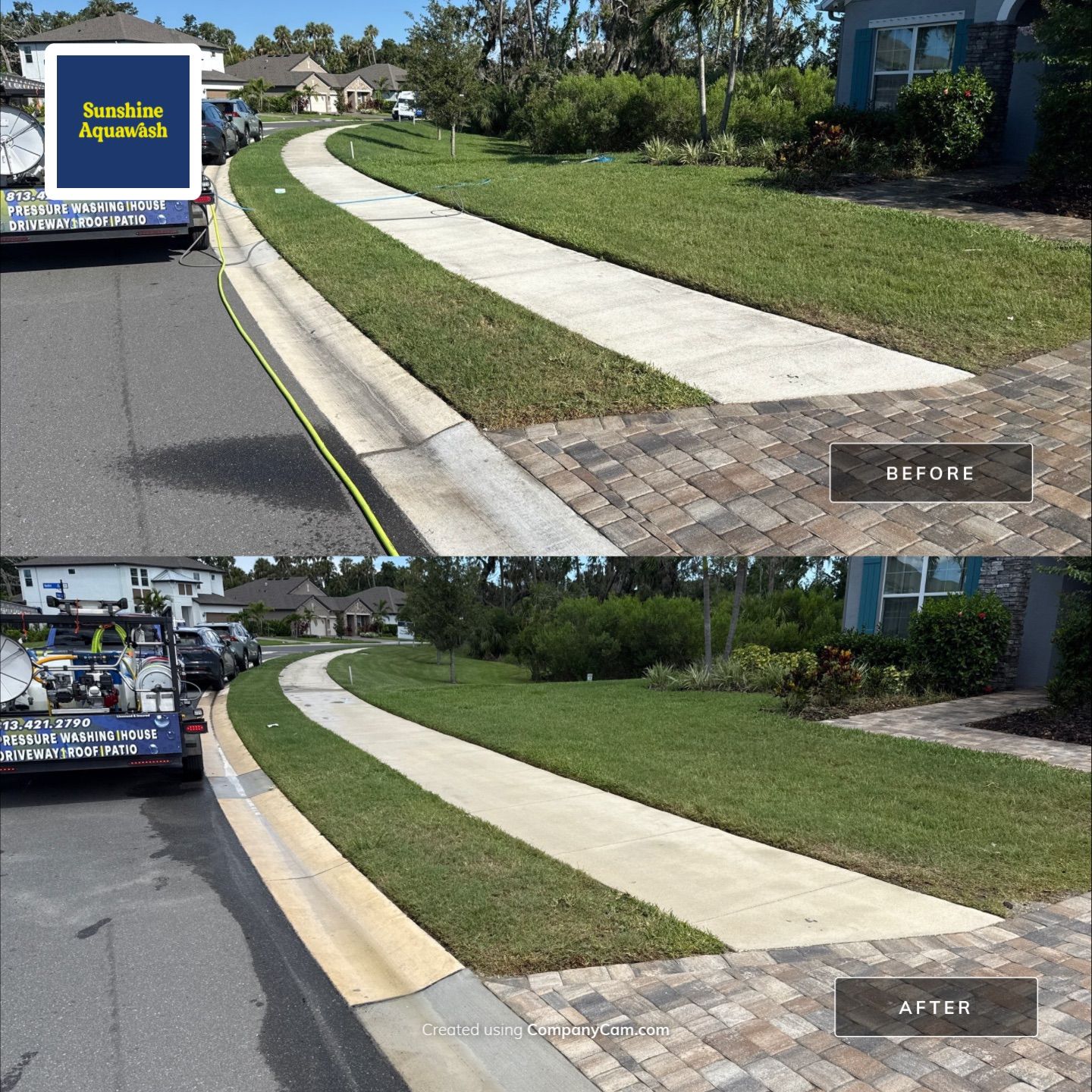 Complete Exterior Cleaning – Trevesta Community, Palmetto, FL by Sunshine AquaWash