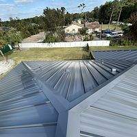 24ga 1.5" Mechanical Seam Charcoal Gray  by Total Roofing System The Metal Roof Experts