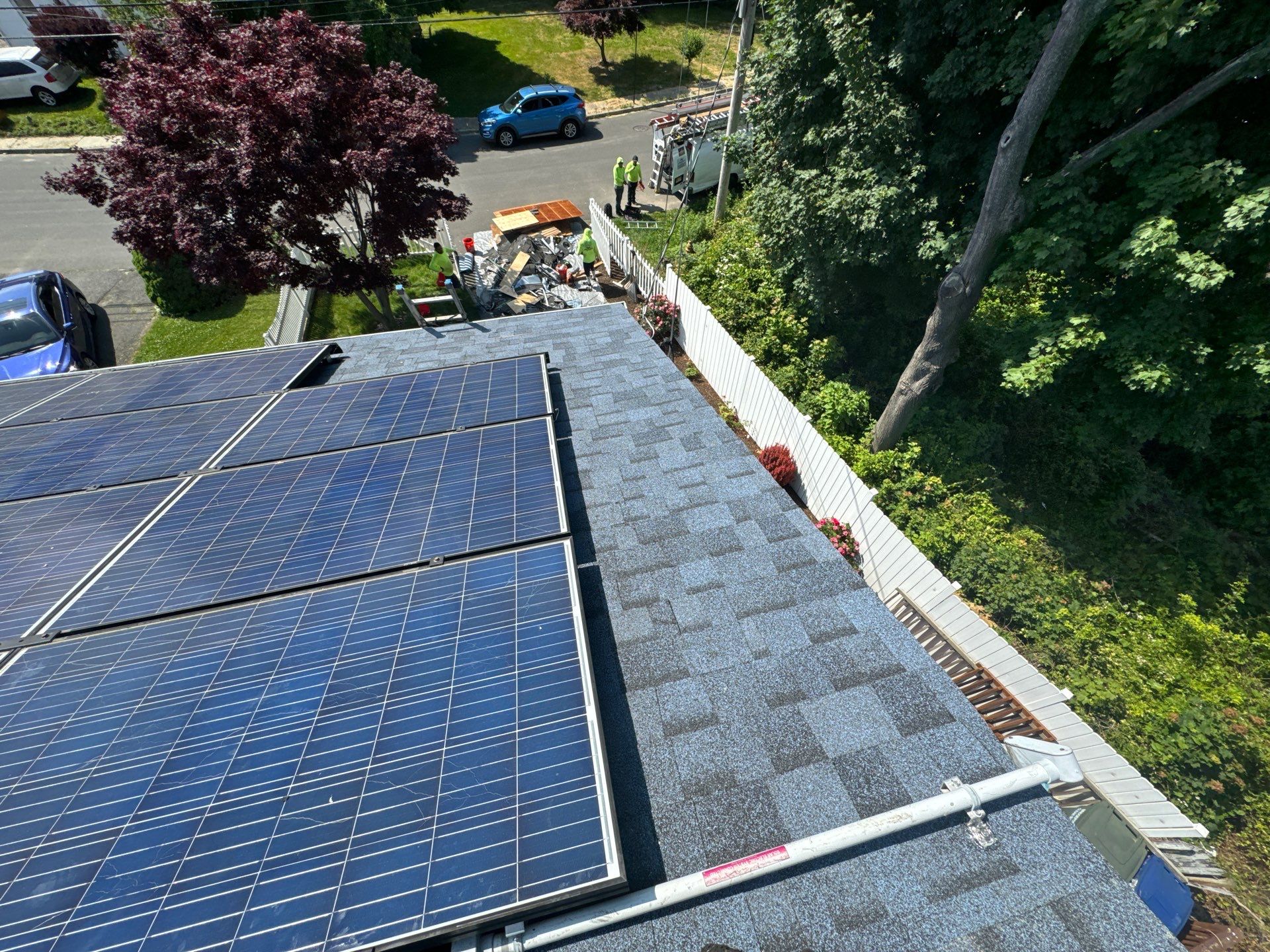 Harbor Blue Shingles by Reimagine Roofing